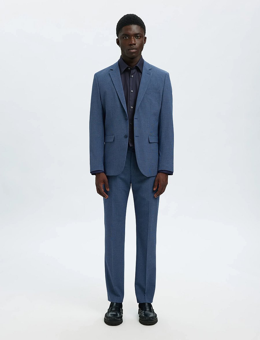 Selected - SLMSLIMCLARK SHIRT LS NOOS - oxford skjorter - sky captain - 4