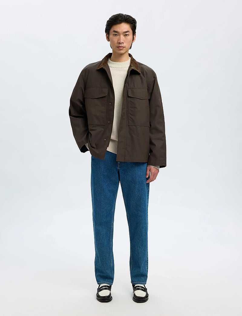 Selected - SLHCALLE RELAXED CASHMERE BLEND CREW - rundhals - oatmeal - 5