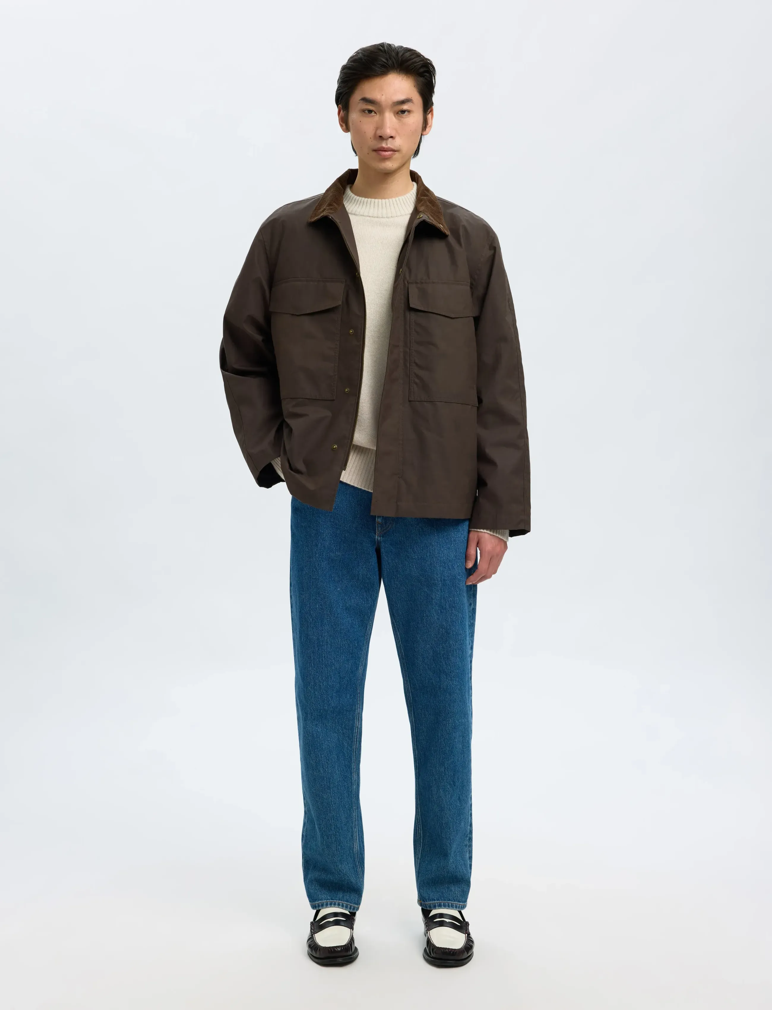 Selected - SLMCALLE CASHMERE BLEND CREW - rundhals - oatmeal - 5