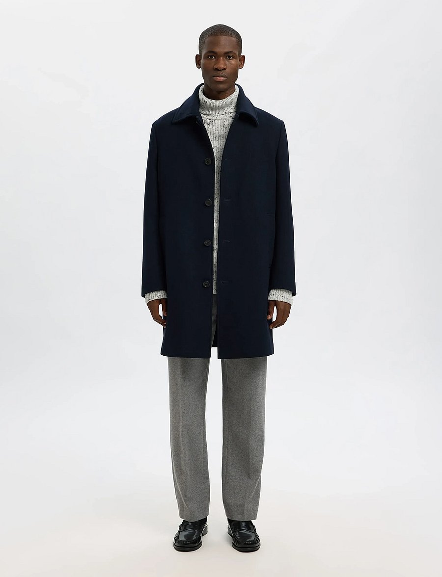 Selected - SLHLAND LS KNIT RELAXED ROLL NECK - rollkragenpullover - moonstruck - 3