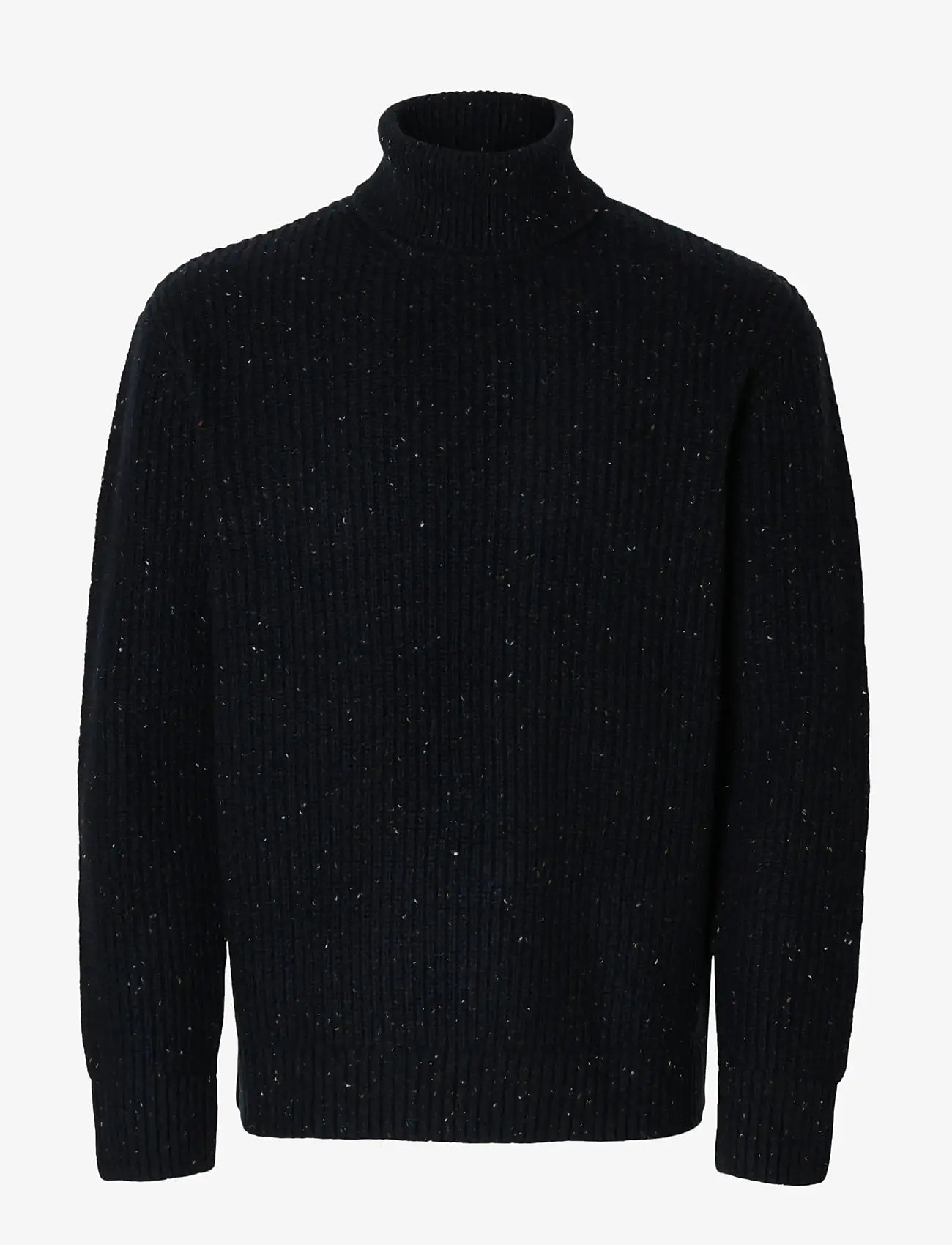 Selected - SLHLAND LS KNIT RELAXED ROLL NECK - golfy - sky captain - 1