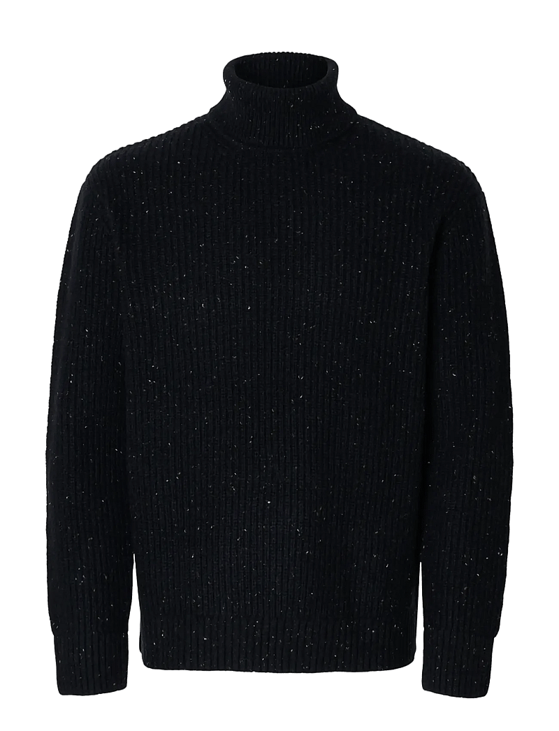 Selected - SLHLAND LS KNIT RELAXED ROLL NECK - rollkragen - sky captain - 1