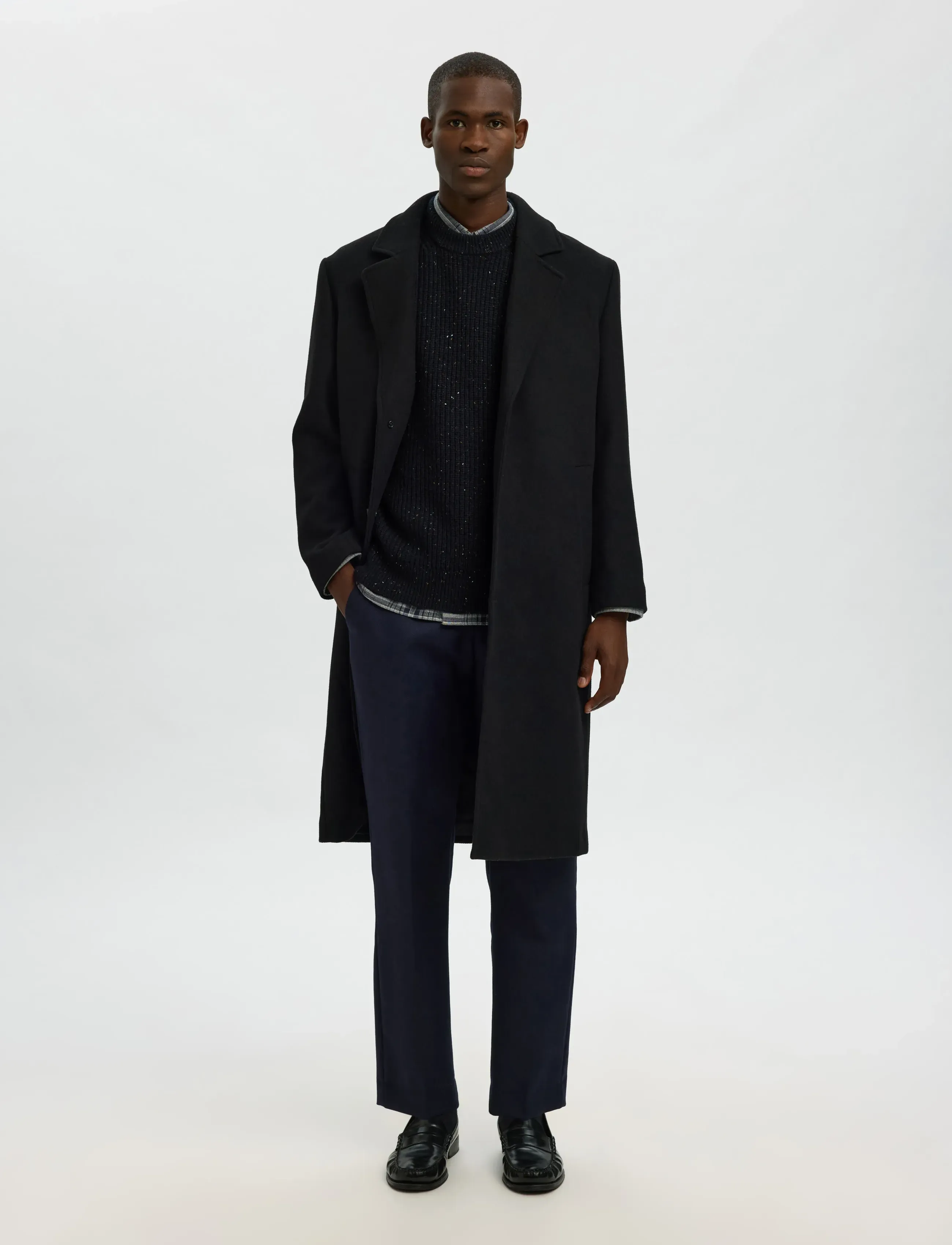 Selected - SLHLAND SL KNIT RELAXED VEST - strikveste - sky captain - 3