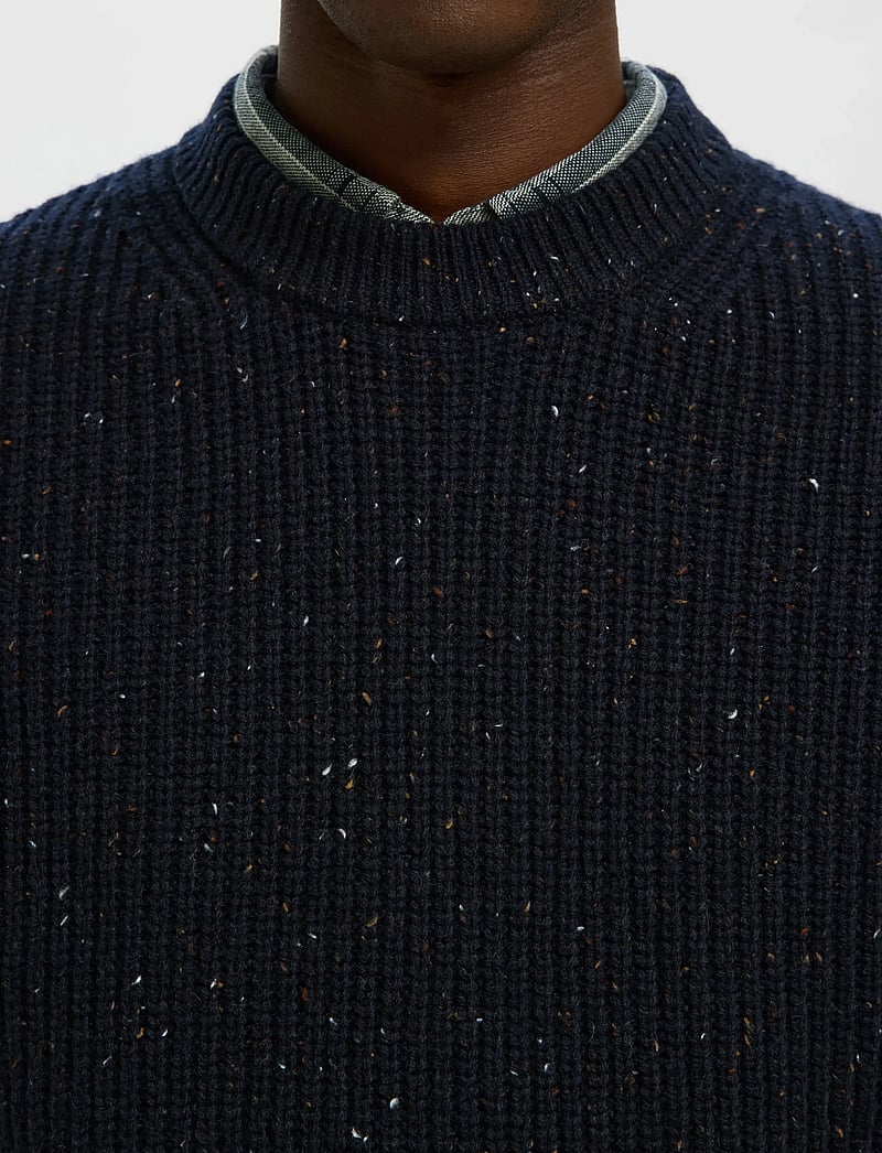 Selected - SLHLAND SL KNIT RELAXED VEST - neuleliivit - sky captain - 5