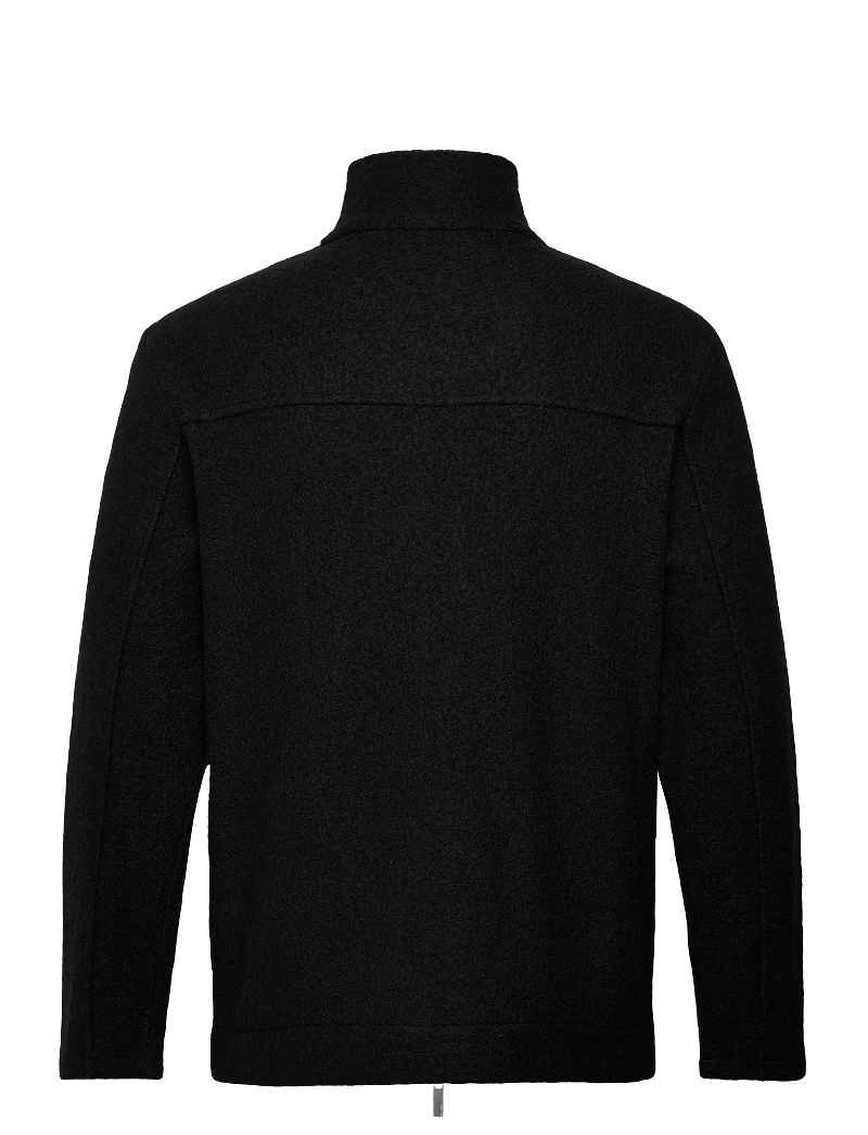 Selected - SLHNEALY LS KNIT FULL ZIP CARDIGAN - fullzip strik - black - 2