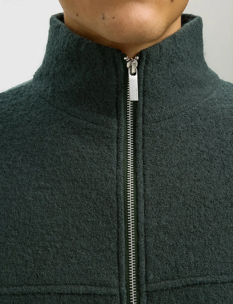Selected - SLHNEALY LS KNIT FULL ZIP CARDIGAN - fullzip strik - deep forest - 3