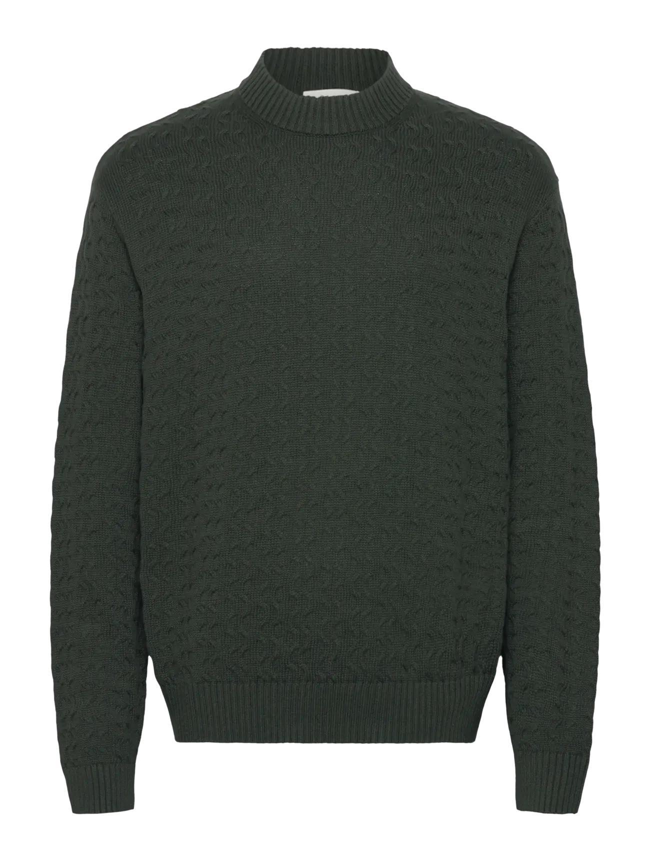 Selected SLHPHILIP LS KNIT RELAXED CREW NECK - Strickmode - DEEP FOREST / green