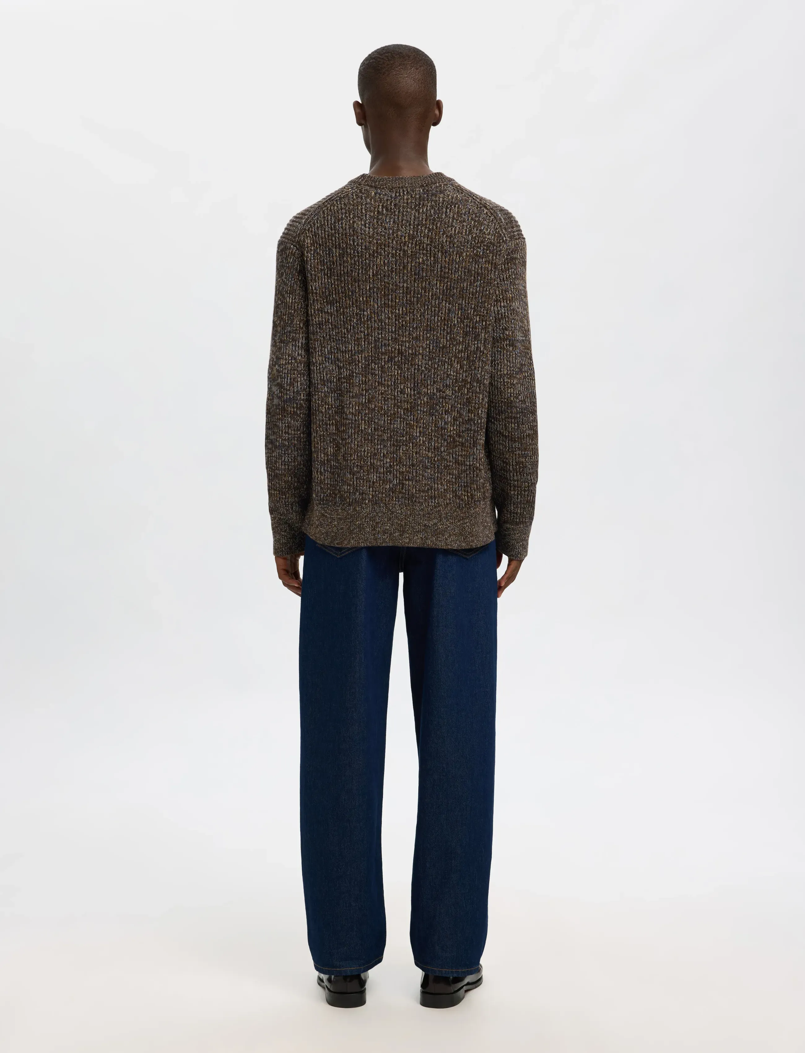 Selected - SLMTILUM LS KNIT CREW NECK NOOS - pulls col rond - demitasse - 2