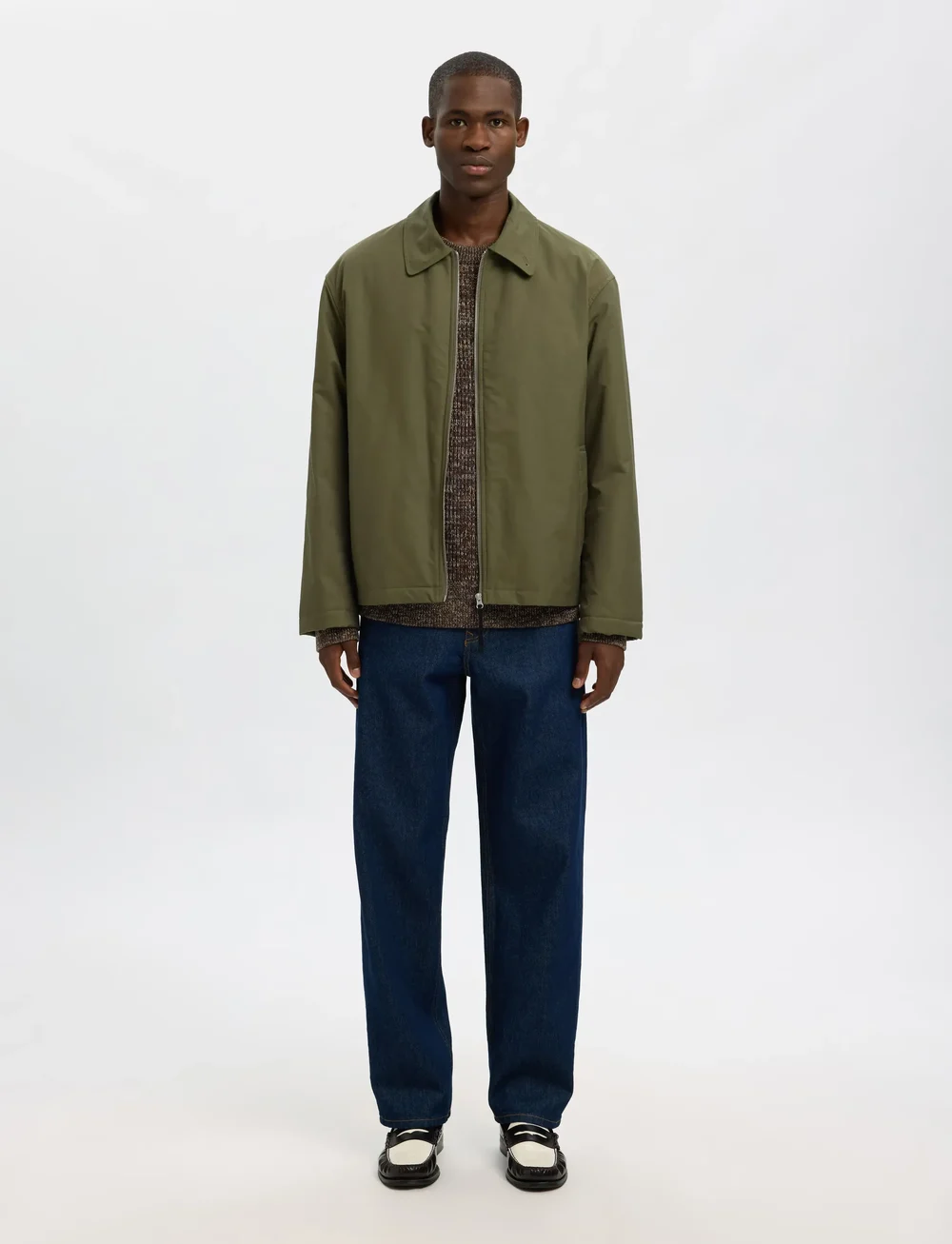 Selected - SLHTILUM LS KNIT RELAXED CREW NECK - Ümmarguse kaelusega kudumid - demitasse - 3
