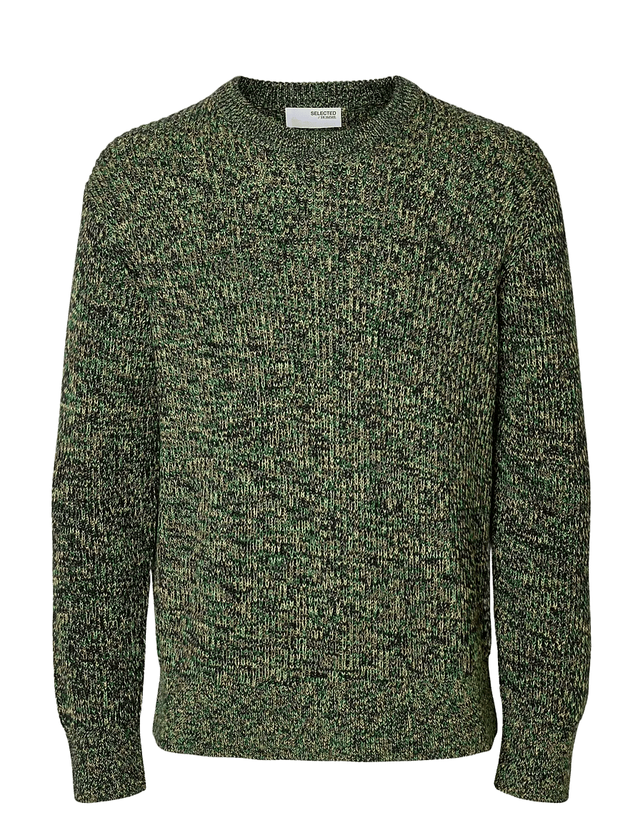 Selected - SLMTILUM LS KNIT CREW NECK NOOS - rundhals - sky captain - 1