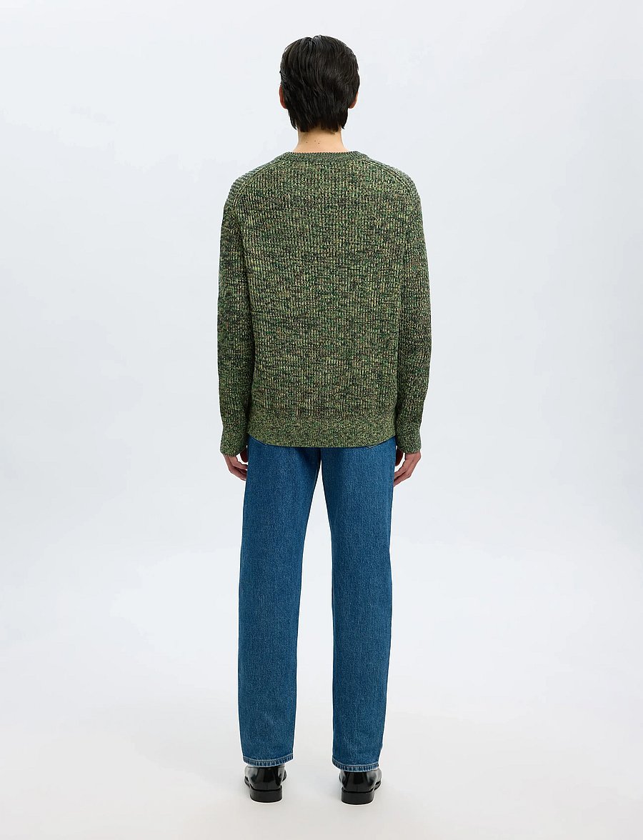 Selected - SLMTILUM LS KNIT CREW NECK NOOS - rundhals - sky captain - 2