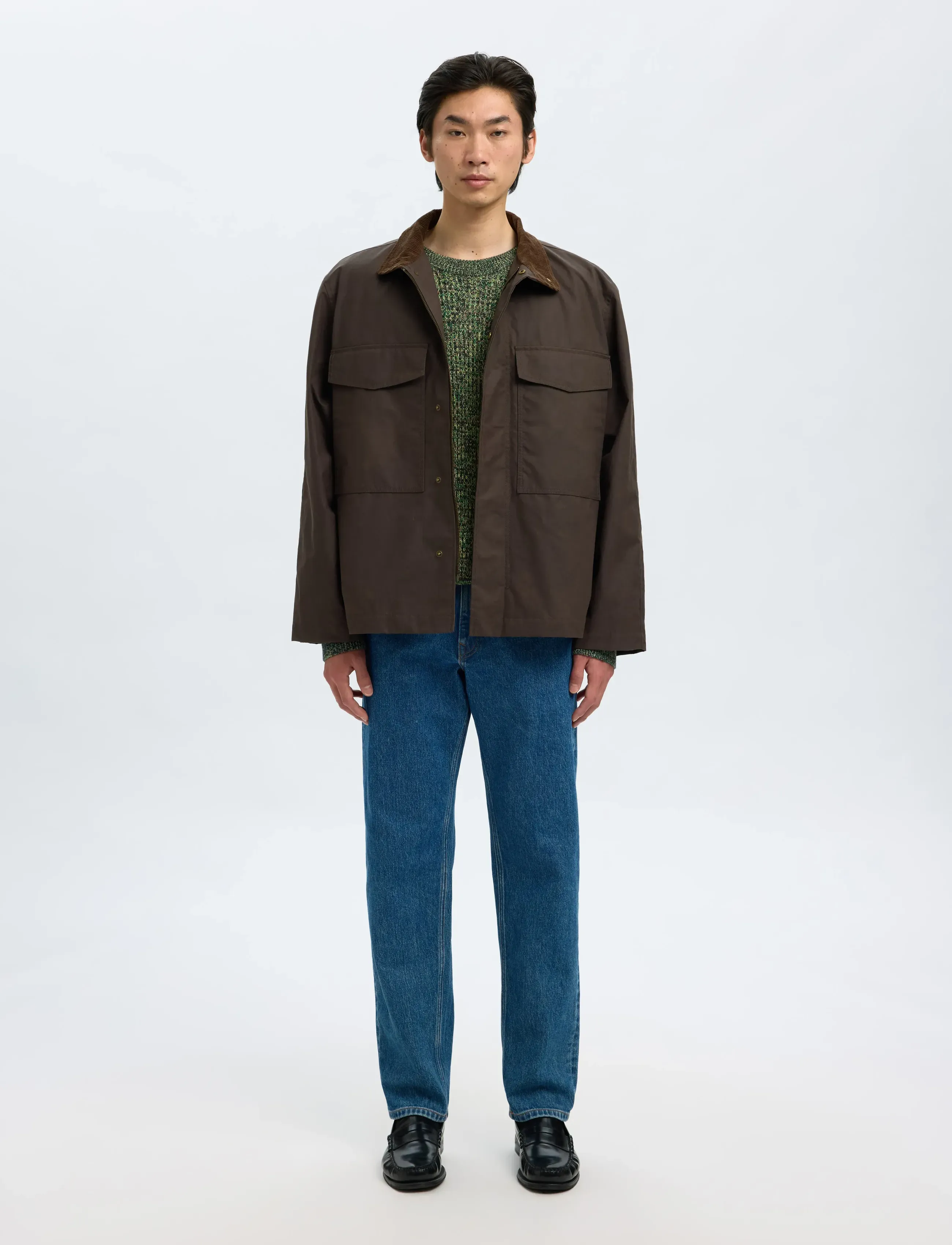 Selected - SLMTILUM LS KNIT CREW NECK NOOS - rund hals - sky captain - 5