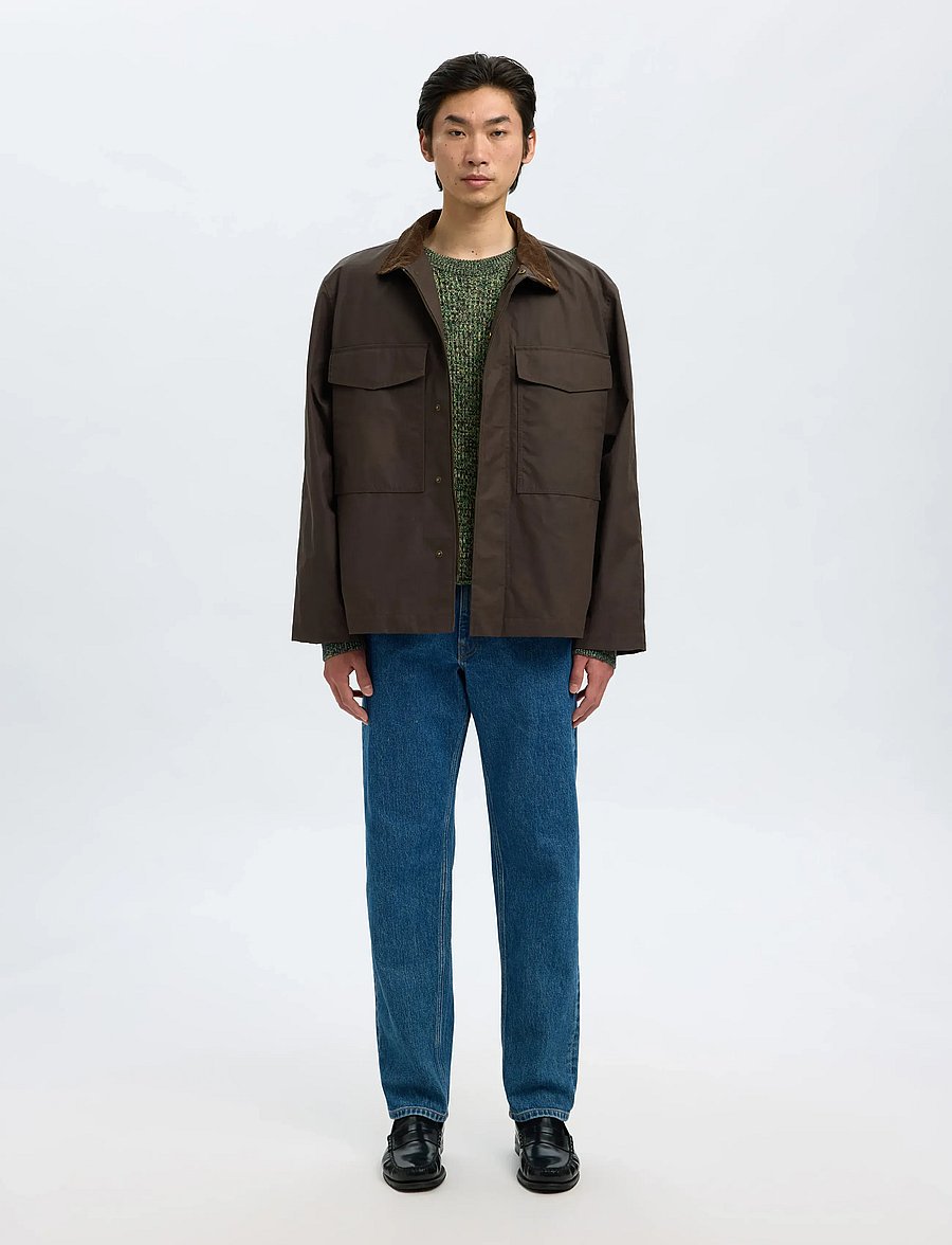 Selected - SLMTILUM LS KNIT CREW NECK NOOS - rundhals - sky captain - 5