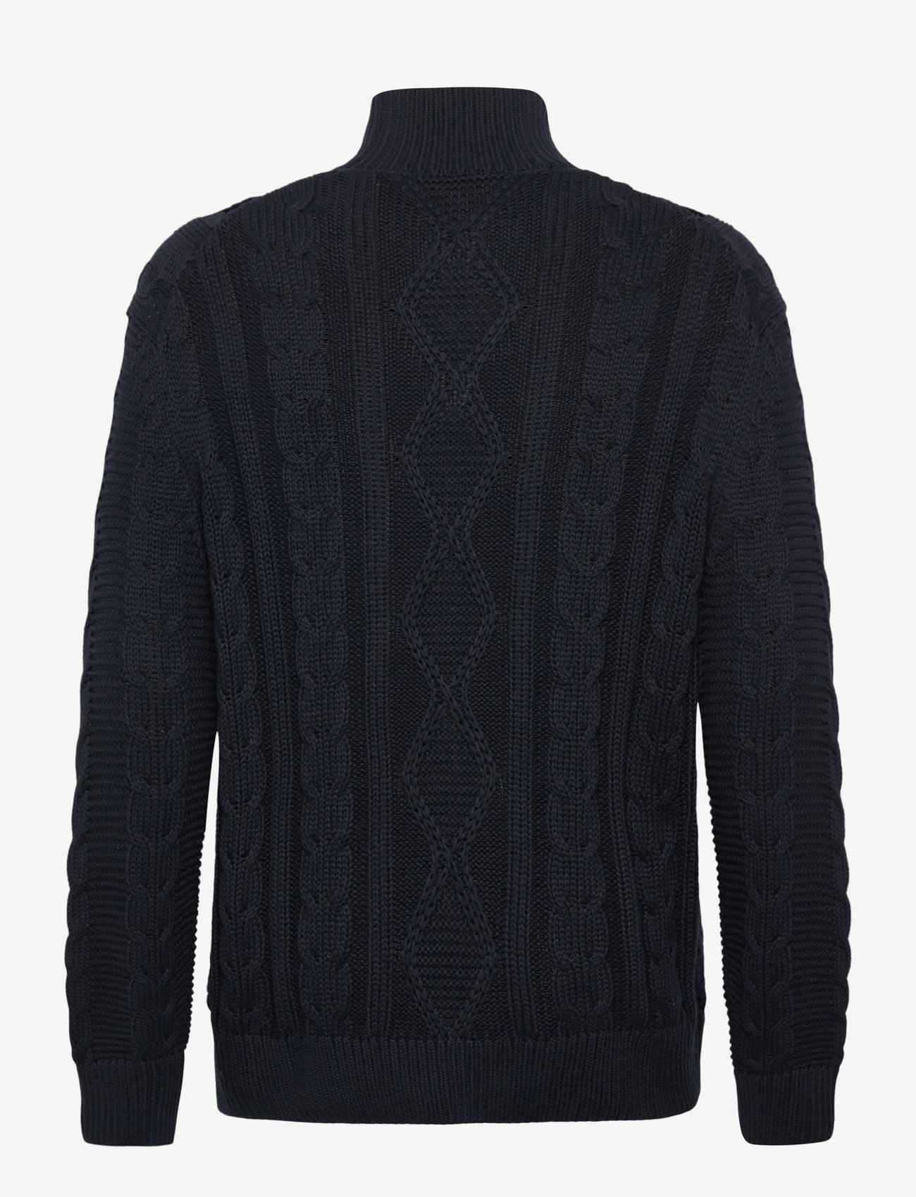 Selected - SLHUFFE LS KNIT RELAXED CABLE HIGH NECK - kõrge kaelusega džemprid - sky captain - 2