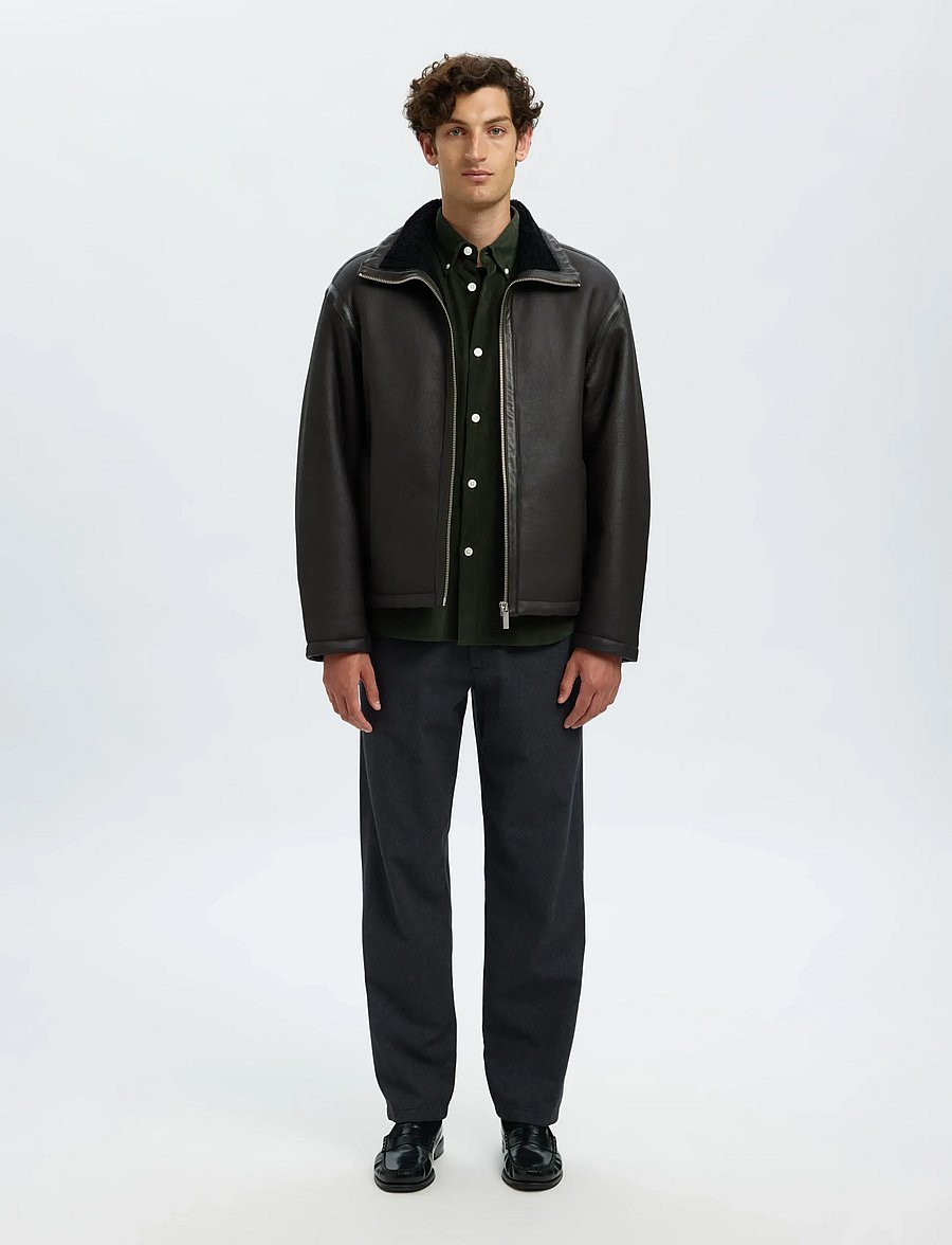 Selected - SLMREGCOLE DANNI CORD BD LS SHIRT NOOS - fløjlsskjorter - deep forest - 5