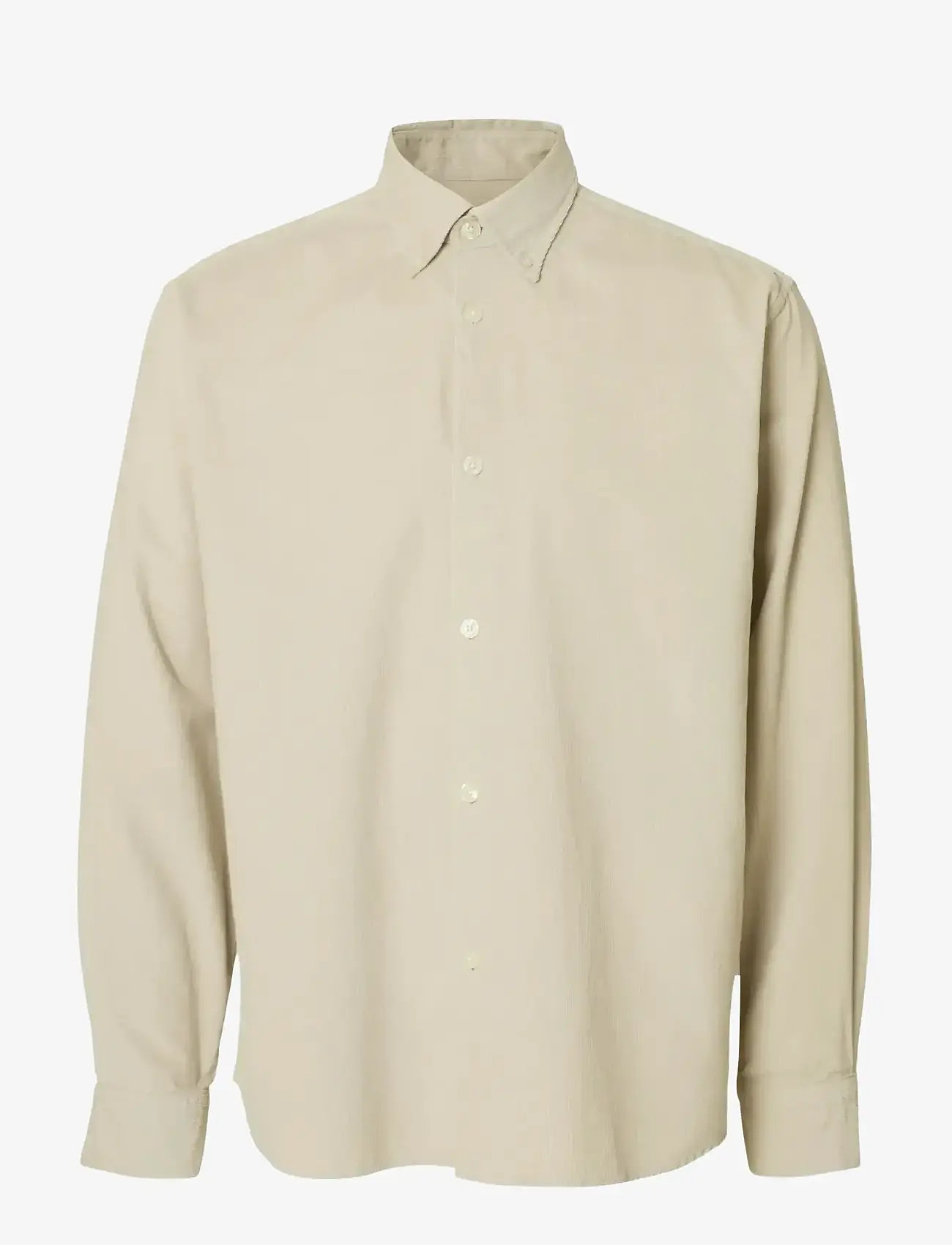 Selected - SLMREGCOLE DANNI CORD BD LS SHIRT NOOS - cordhemden - moonstruck - 1