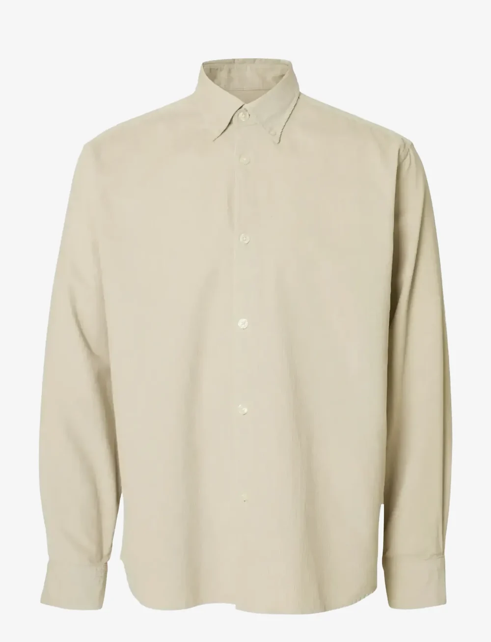 Selected - SLHREGDANNI CORD BD LS SHIRT NOOS - cordhemden - moonstruck - 1