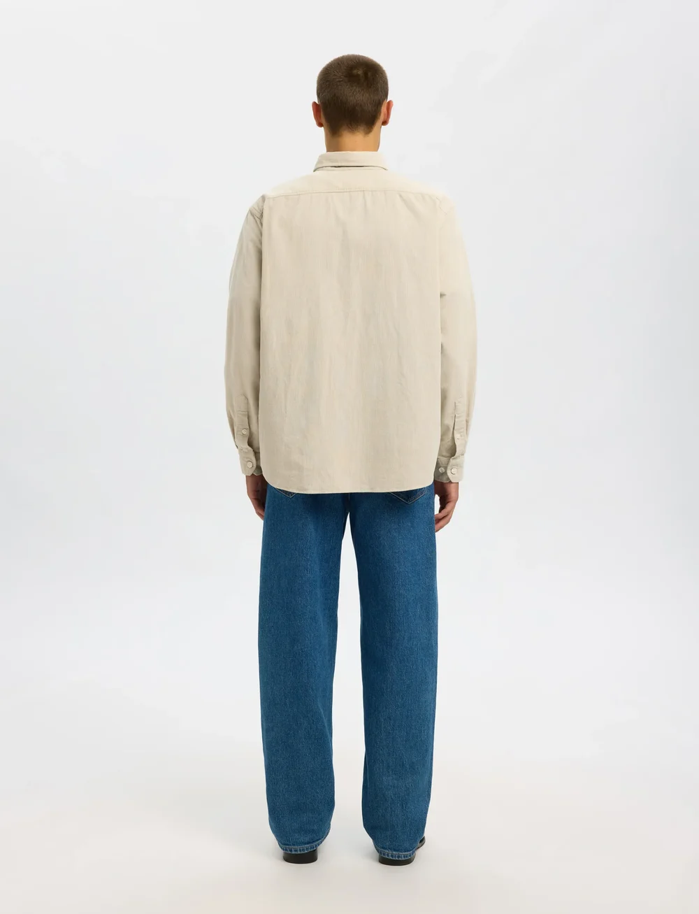Selected - SLHREGDANNI CORD BD LS SHIRT NOOS - cordhemden - moonstruck - 2