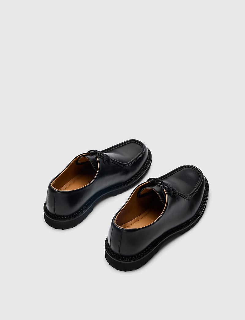 Selected - SLHHECTOR LEATHER MOC-TOE SHOE - prekės kiekvienai progai - black - 1