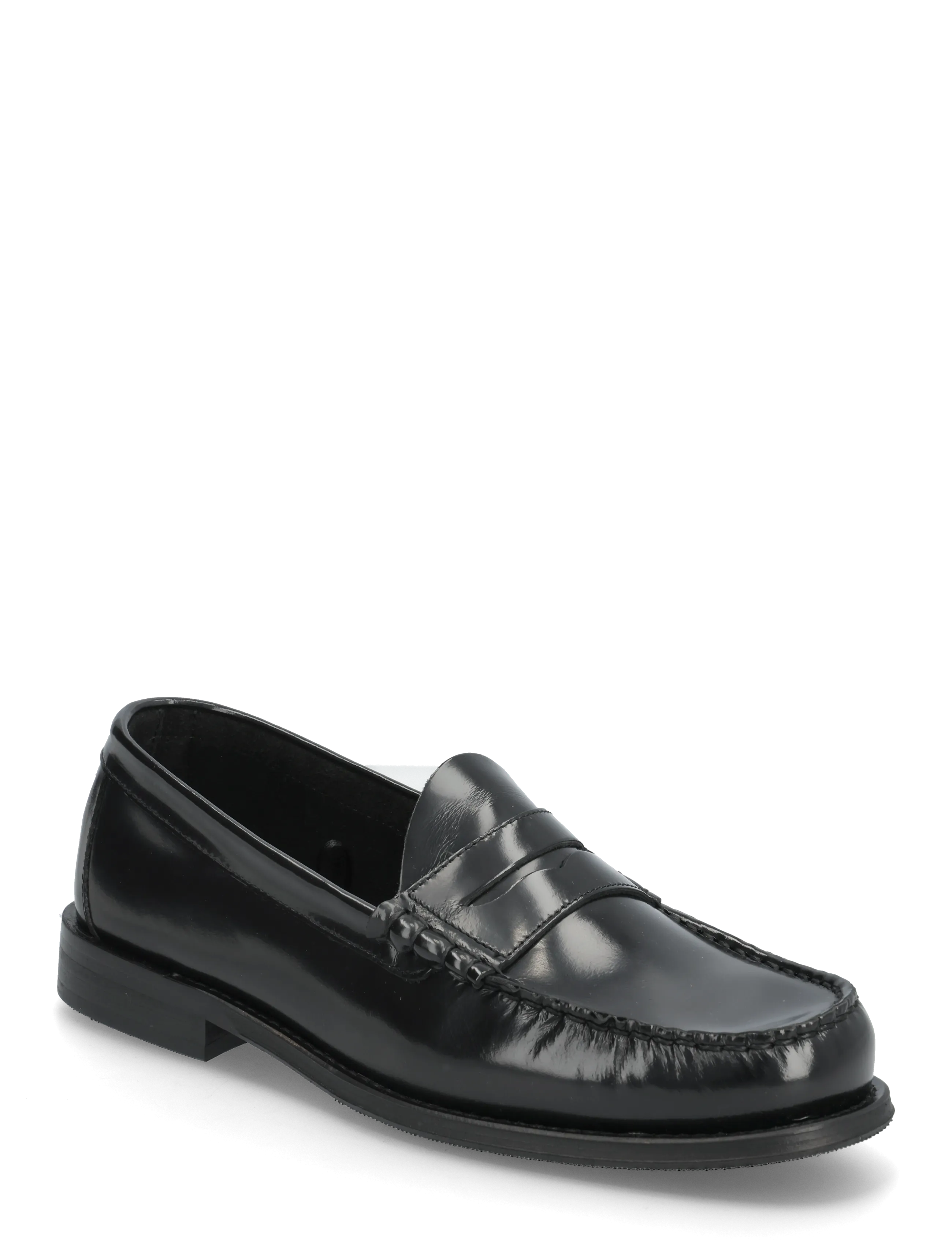 Selected SLHBILLY LEATHER PENNY LOAFER - Jalanõud - BLACK / black