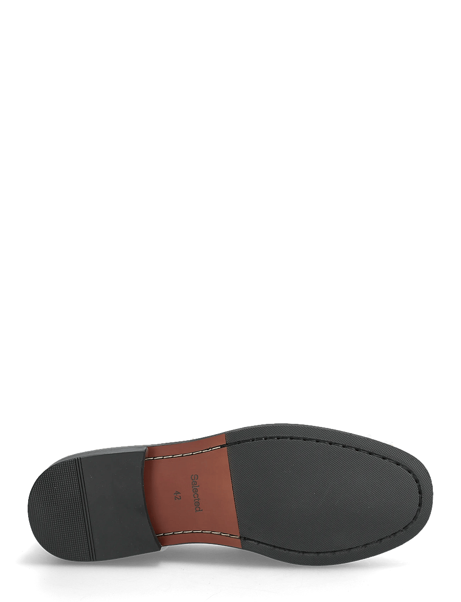 Selected - SLHBILLY LEATHER PENNY LOAFER - nach anlass kaufen - black - 5