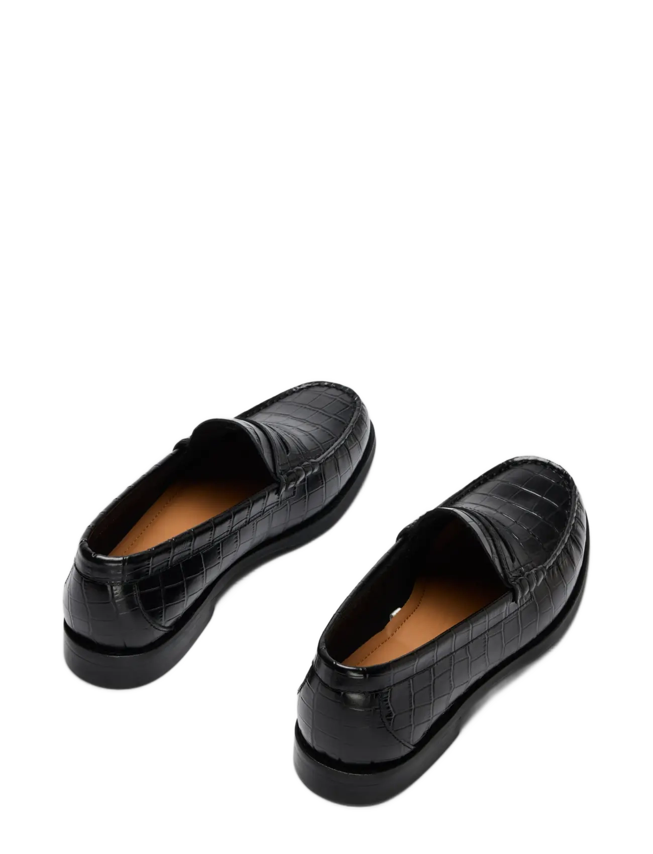 Selected - SLMBILLY LEATHER PENNY LOAFER - shoppa efter tillfälle - black - 1