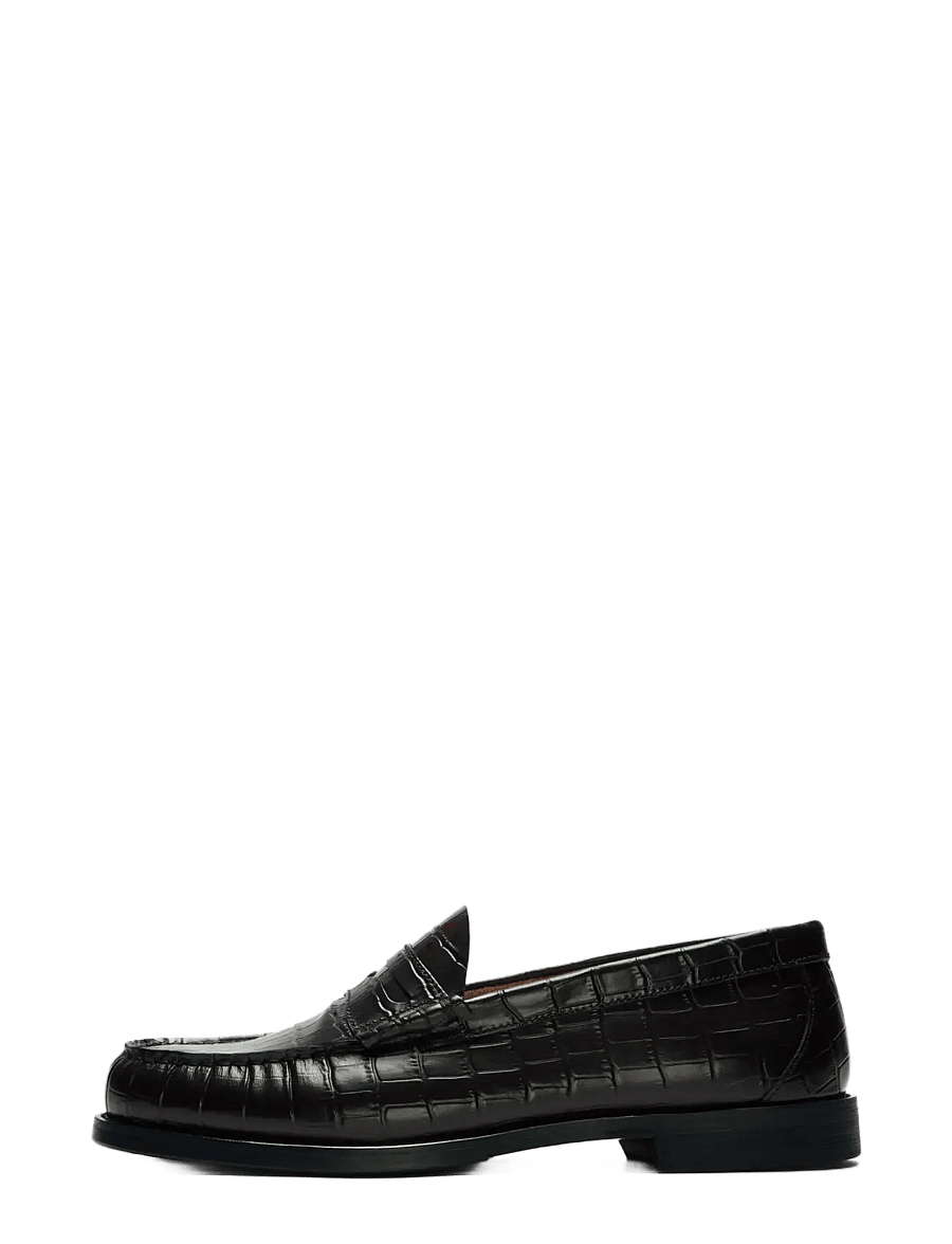 Selected - SLHBILLY LEATHER PENNY LOAFER - shop efter anledning - chocolate torte - 0