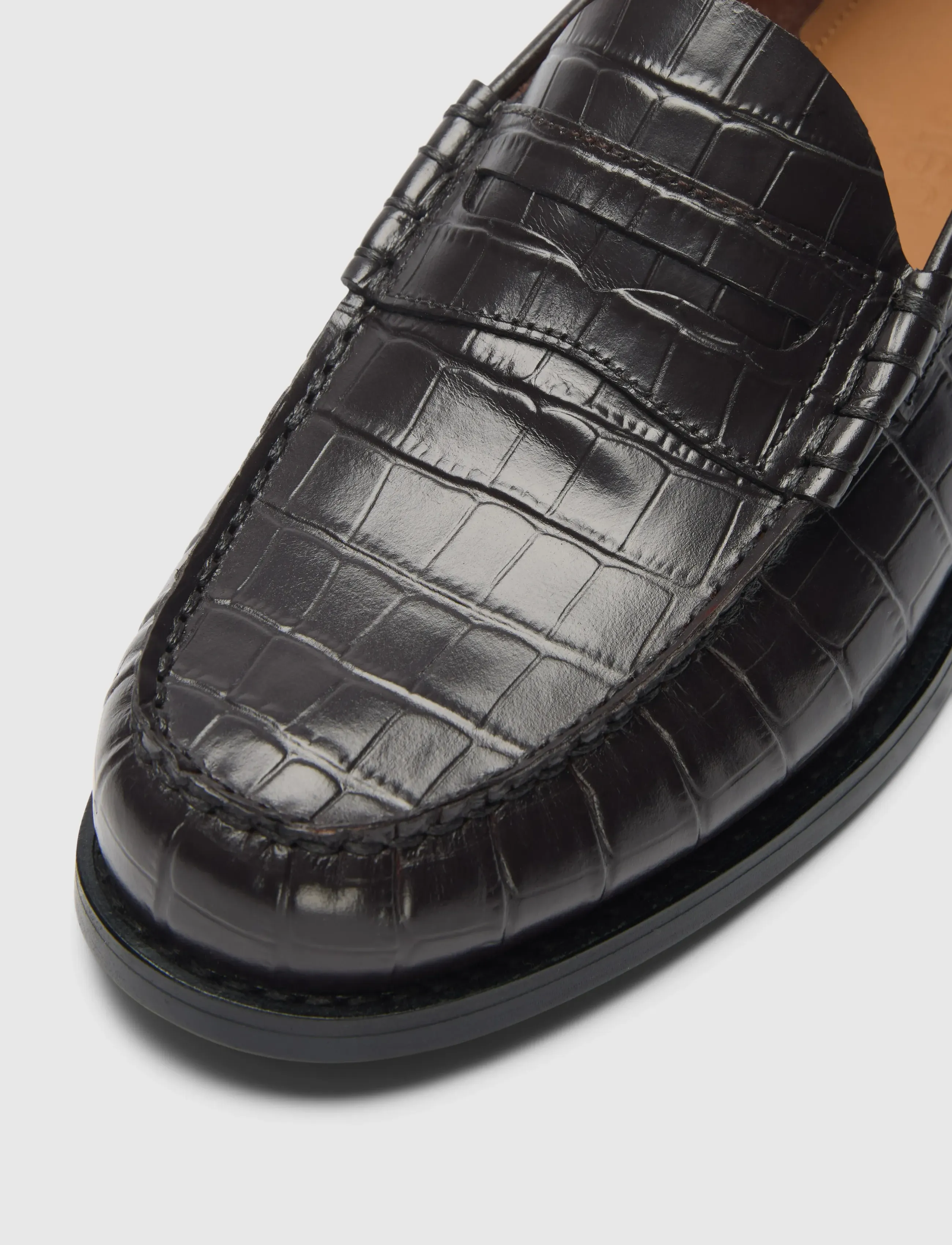 Selected - SLHBILLY LEATHER PENNY LOAFER - shop efter anledning - chocolate torte - 3