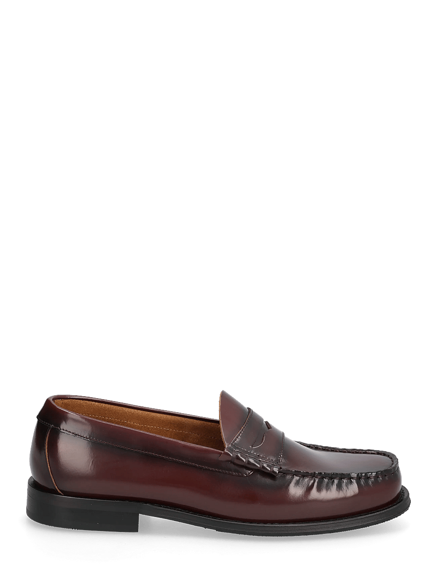 Selected - SLHBILLY LEATHER PENNY LOAFER - nach anlass kaufen - winery - 2