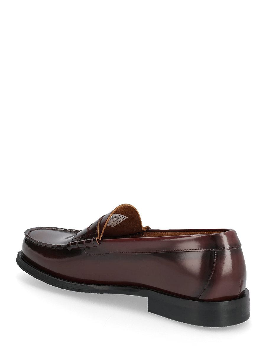 Selected - SLHBILLY LEATHER PENNY LOAFER - nach anlass kaufen - winery - 3