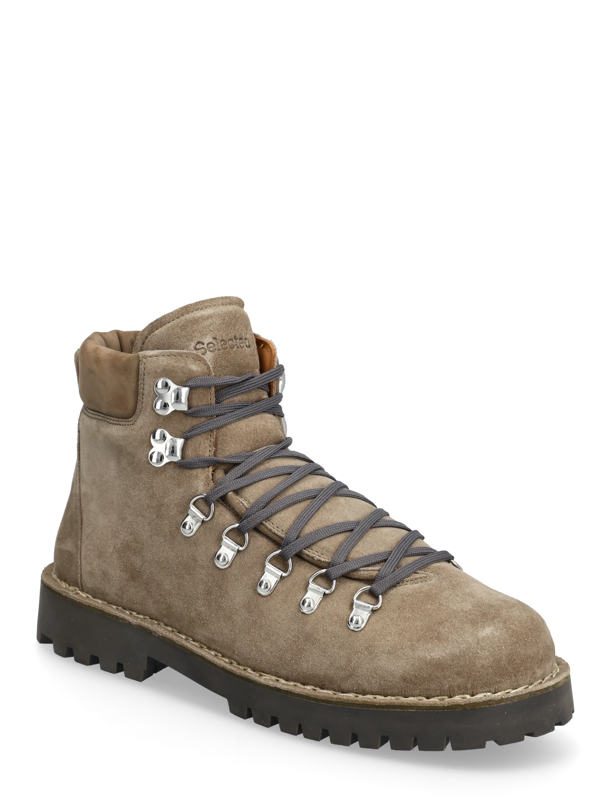Selected SLMALFRED SUEDE W HIKING BOOT - Jalanõud - MOONSTRUCK / brown