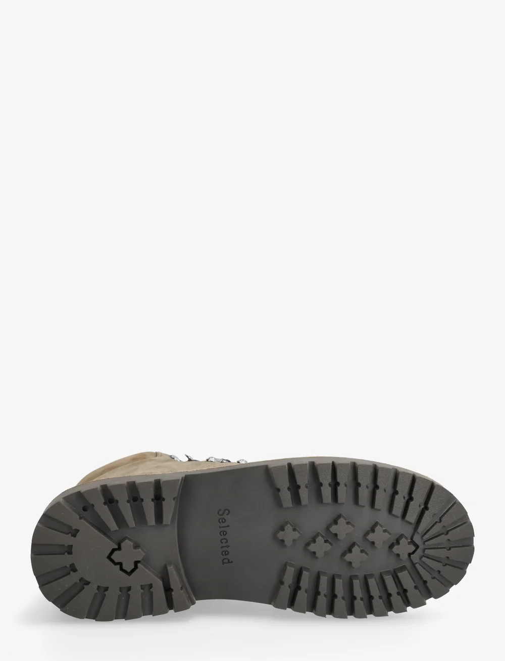 Selected - SLHALFRED SUEDE HIKING BOOT - paeltega saapad - moonstruck - 4