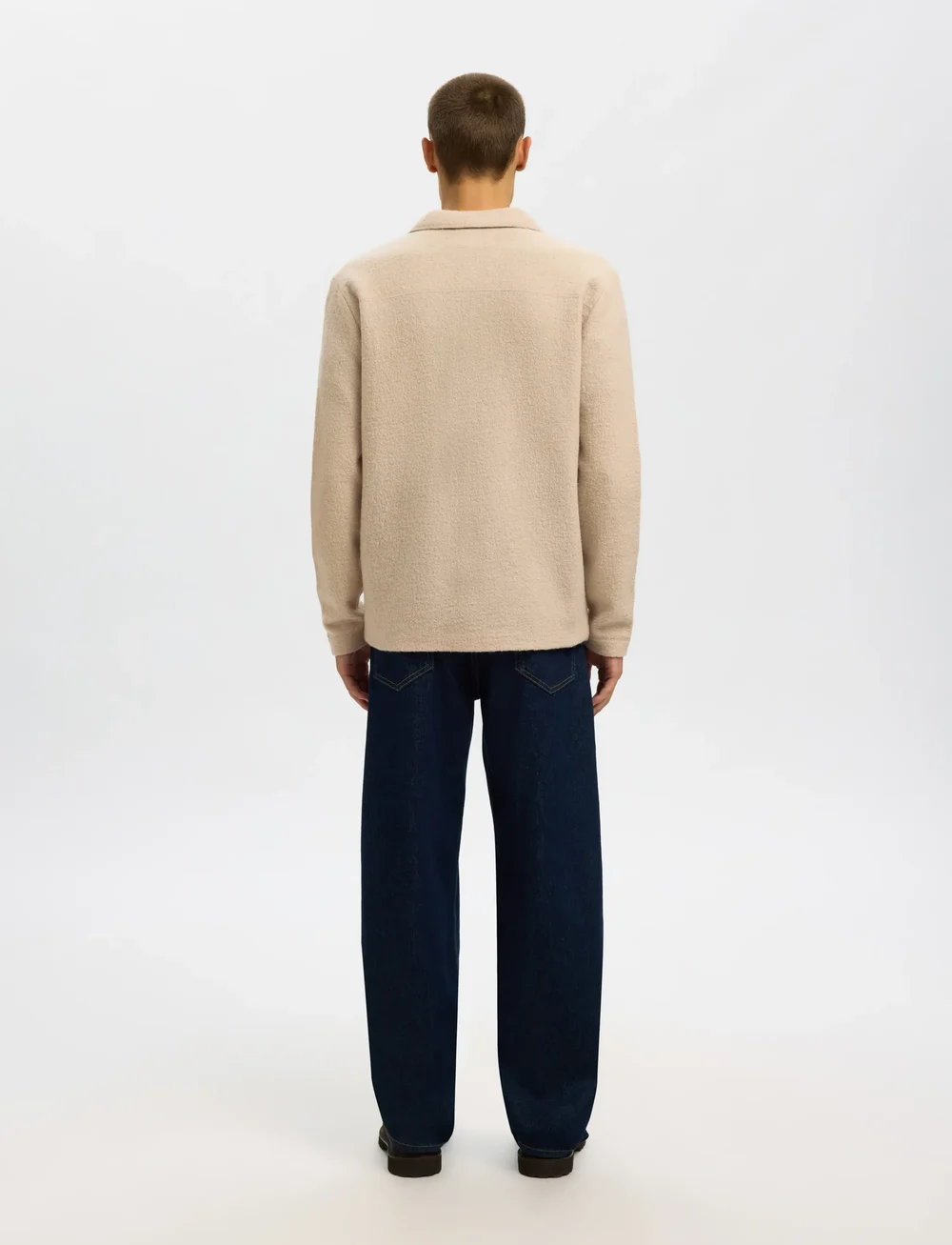 Selected - SLHNEALY LS KNIT WORKWEAR CARDIGAN NOOS - vinterjakker - pure cashmere - 3