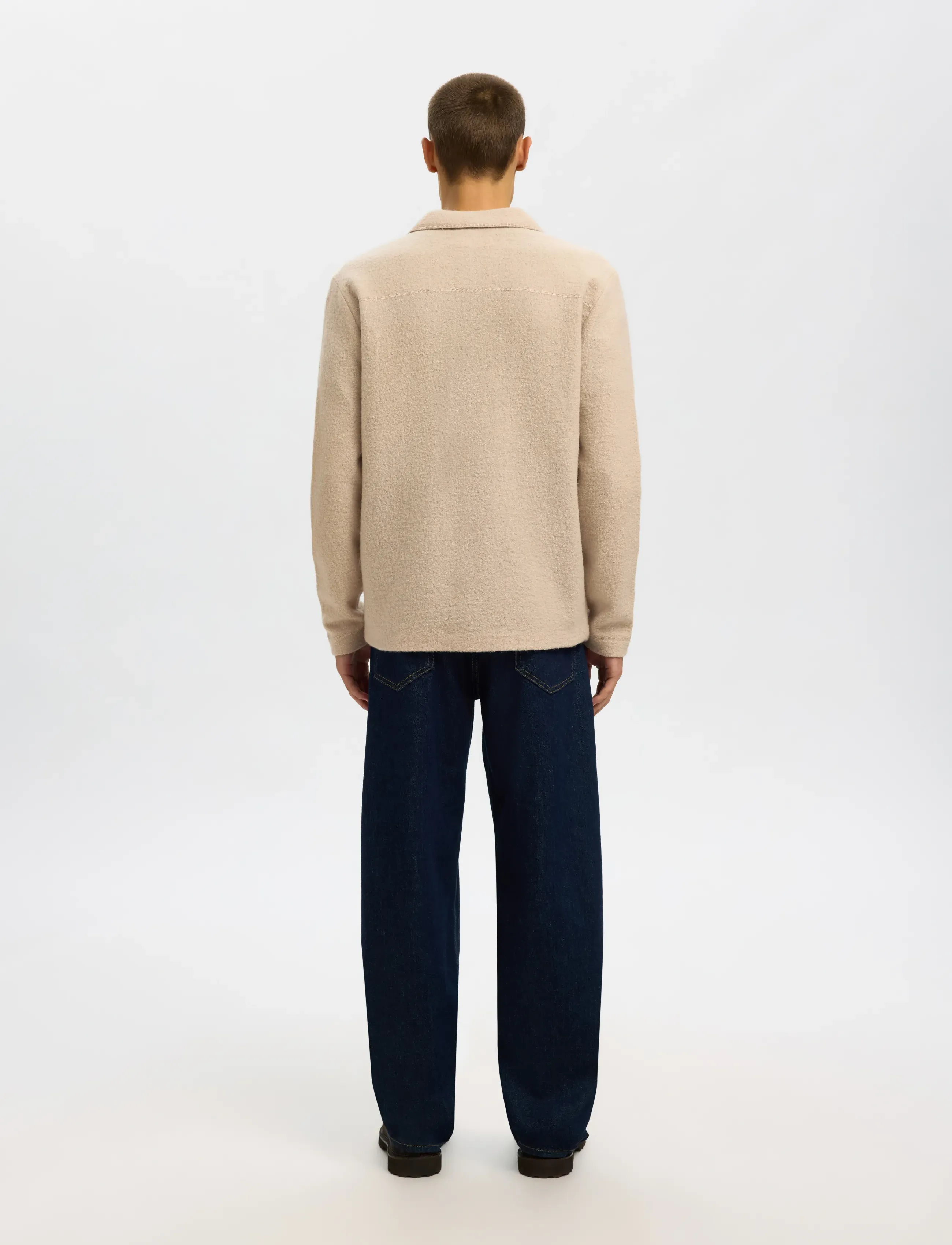 Selected - SLMNEALY LS KNIT WORKWEAR CARDIGAN NOOS - jackor - pure cashmere - 2