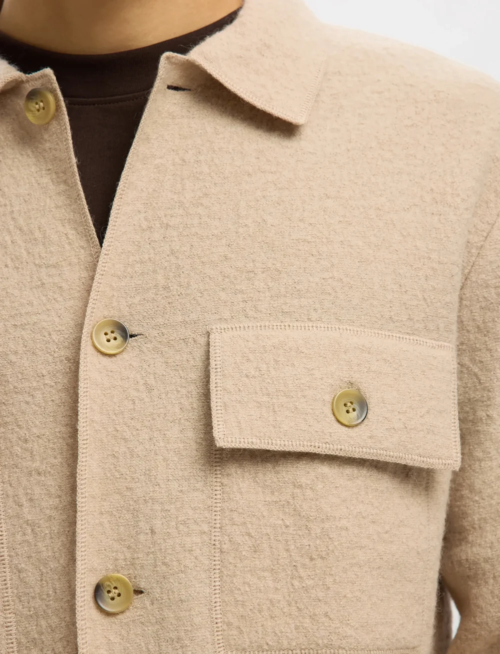 Selected - SLHNEALY LS KNIT WORKWEAR CARDIGAN NOOS - vinterjakker - pure cashmere - 5