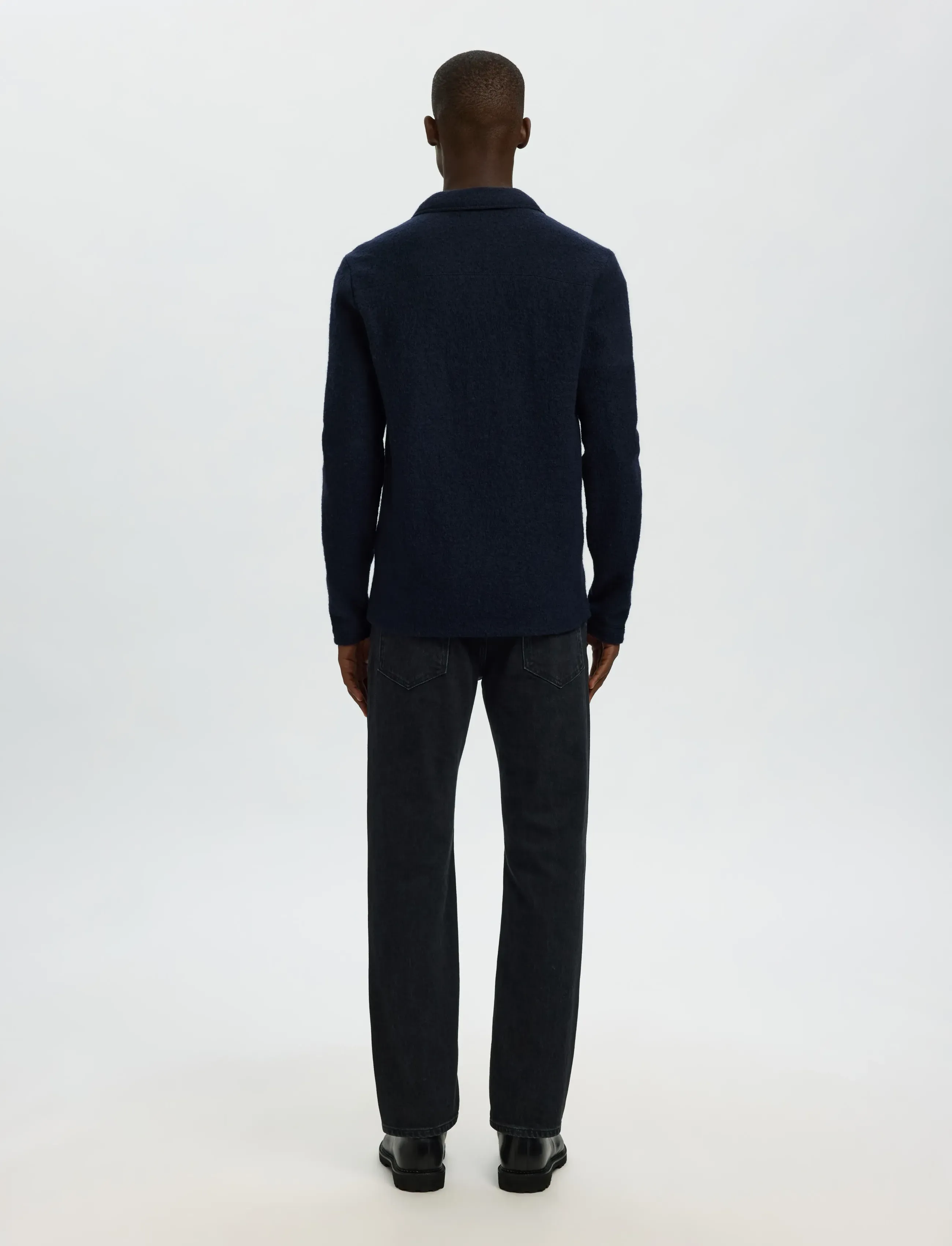 Selected - SLMNEALY LS KNIT WORKWEAR CARDIGAN NOOS - jakker - sky captain - 2
