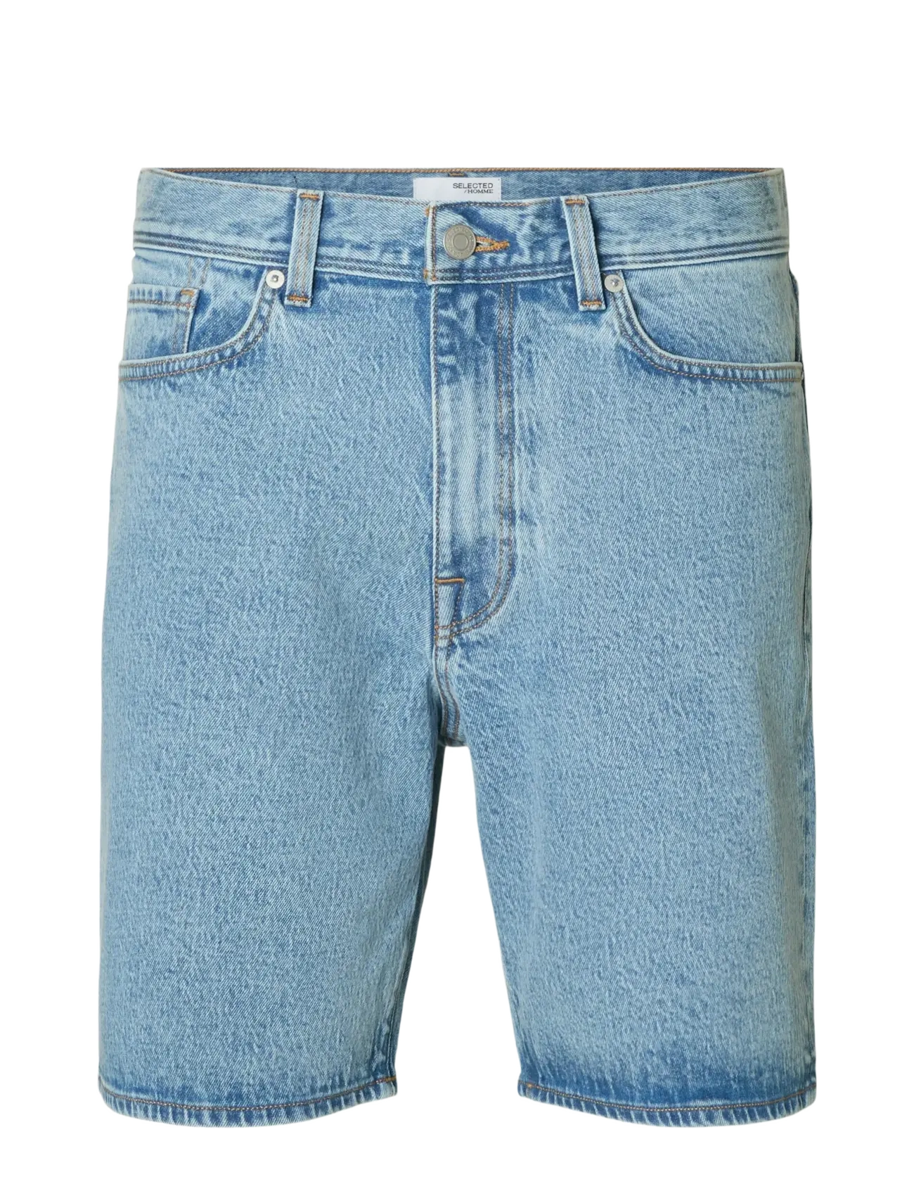 Selected SLHREG ALEX LIGHT BLUE DENIM SHORTS - Shorts - LIGHT BLUE DENIM / blue