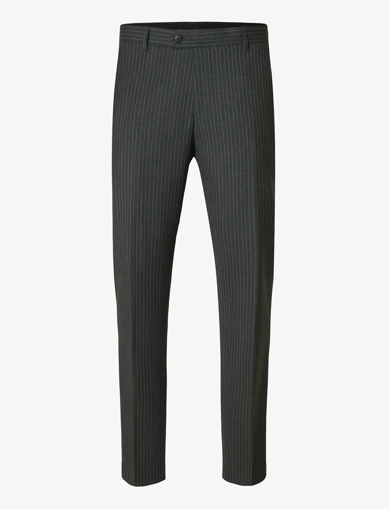 Selected - SLHSLIM-THEO LANO PINSTRIPED TRS - habitbukser - grey - 1