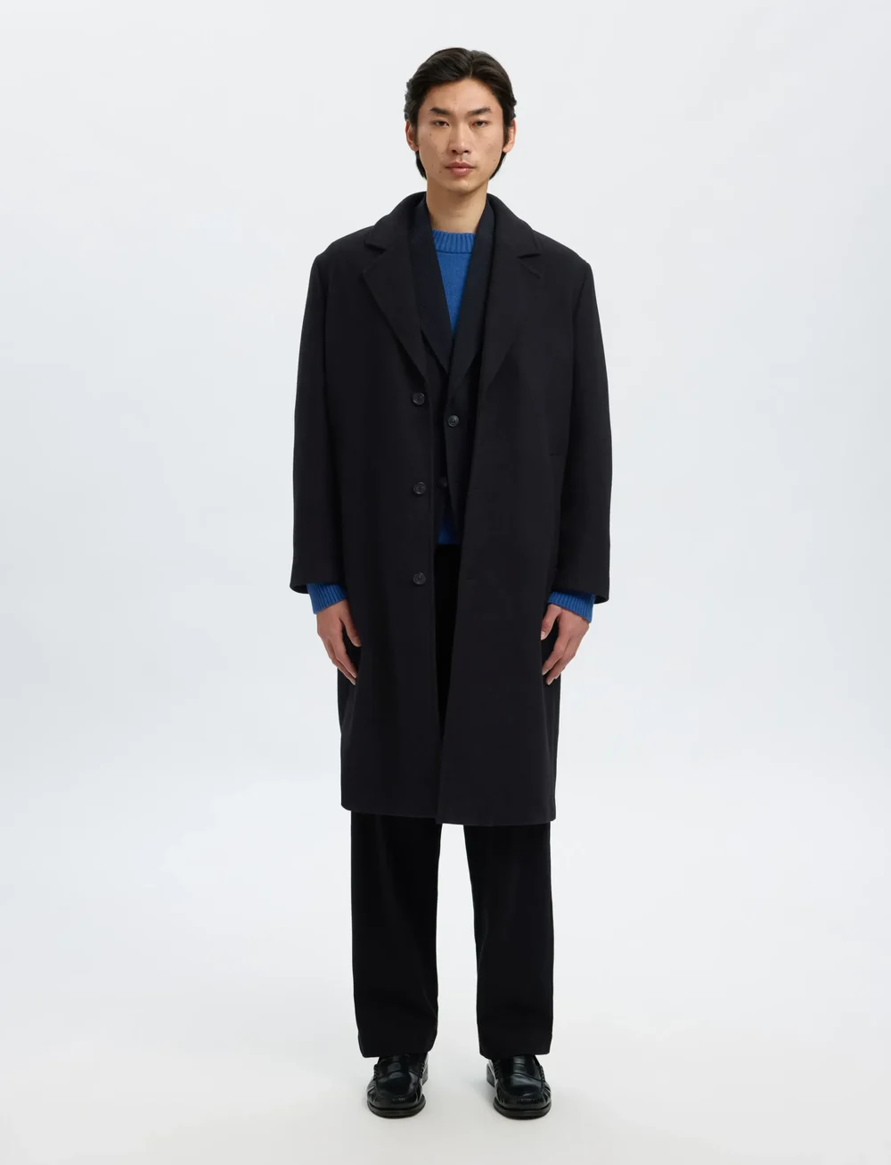 Selected - SLHREG-BEN WOOL BLZ - einreiher - dark navy - 5