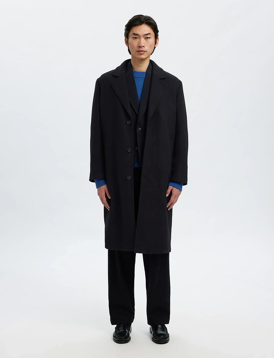 Selected - SLHREG-BEN WOOL BLZ - Üherealised pintsakud - dark navy - 5