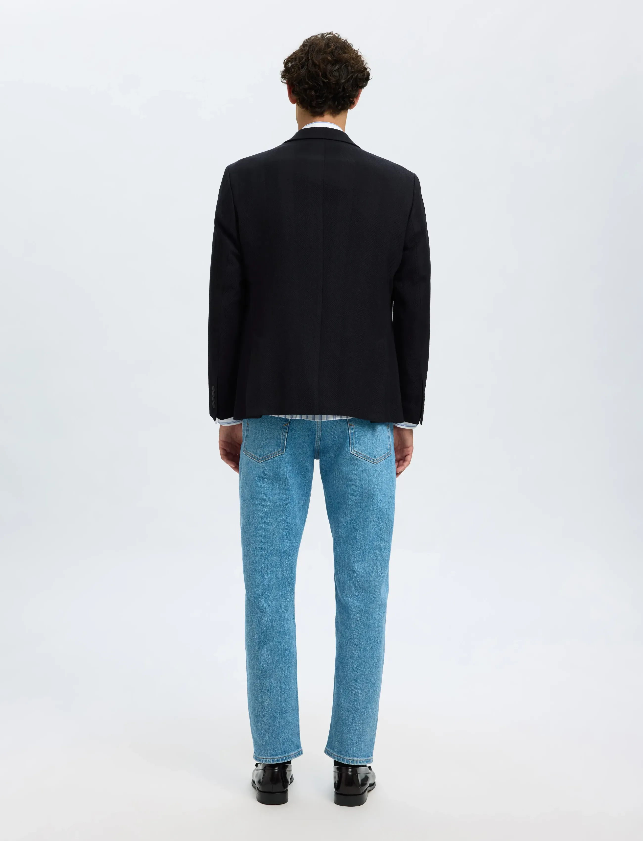 Selected - SLHREG-BEN WOOL DB BLZ - dark navy - 2