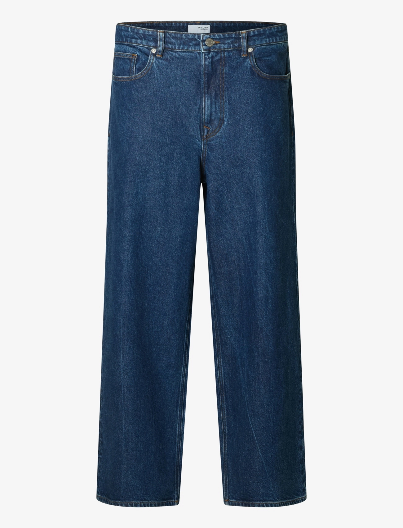SELECTED Slhwide 3075 Dunkelblau Jeans Express Blau - 32x34 - Herren