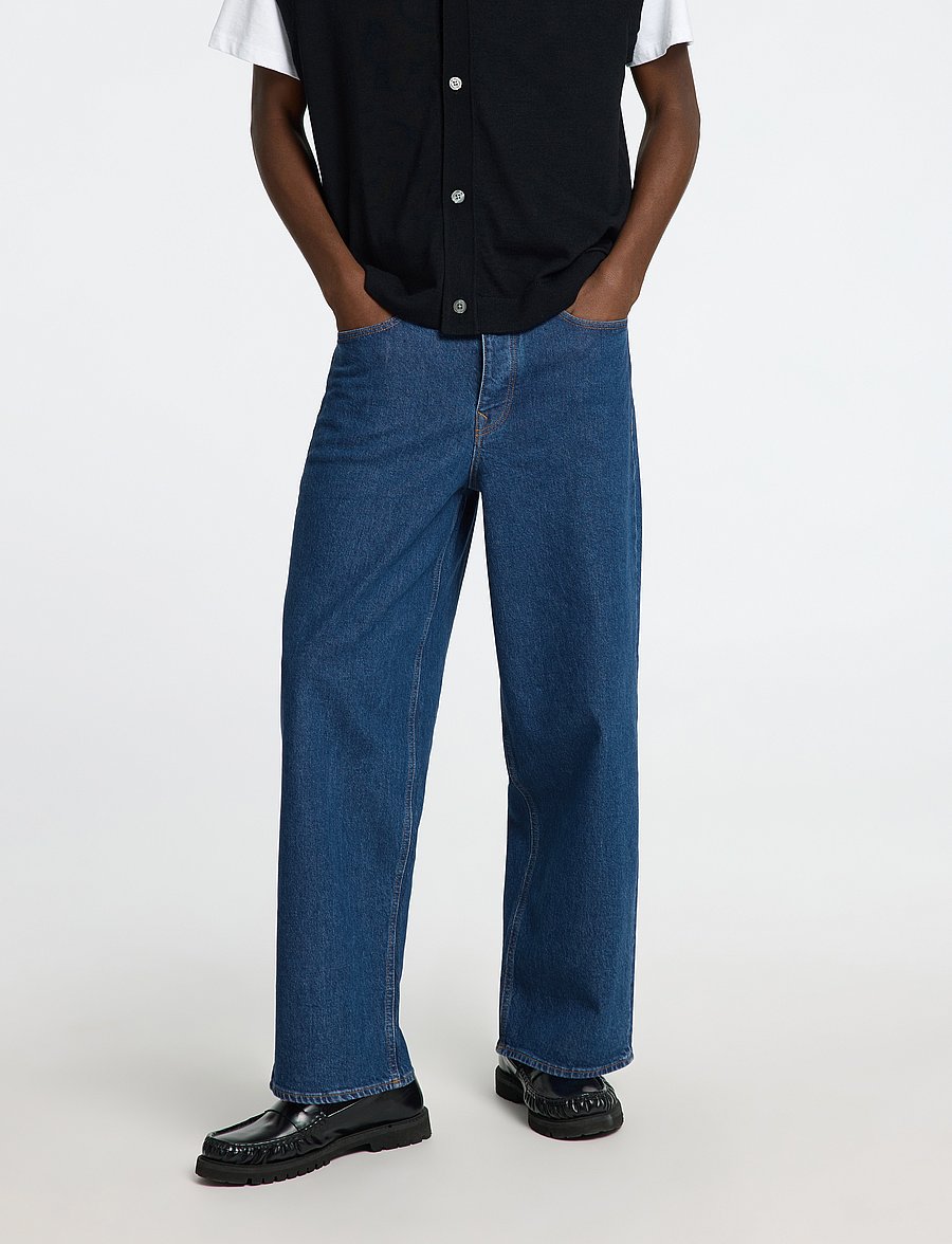 Selected - SLHWIDE 3075 DARK BLUE JEANS EXPRESS - medium blue denim - 0