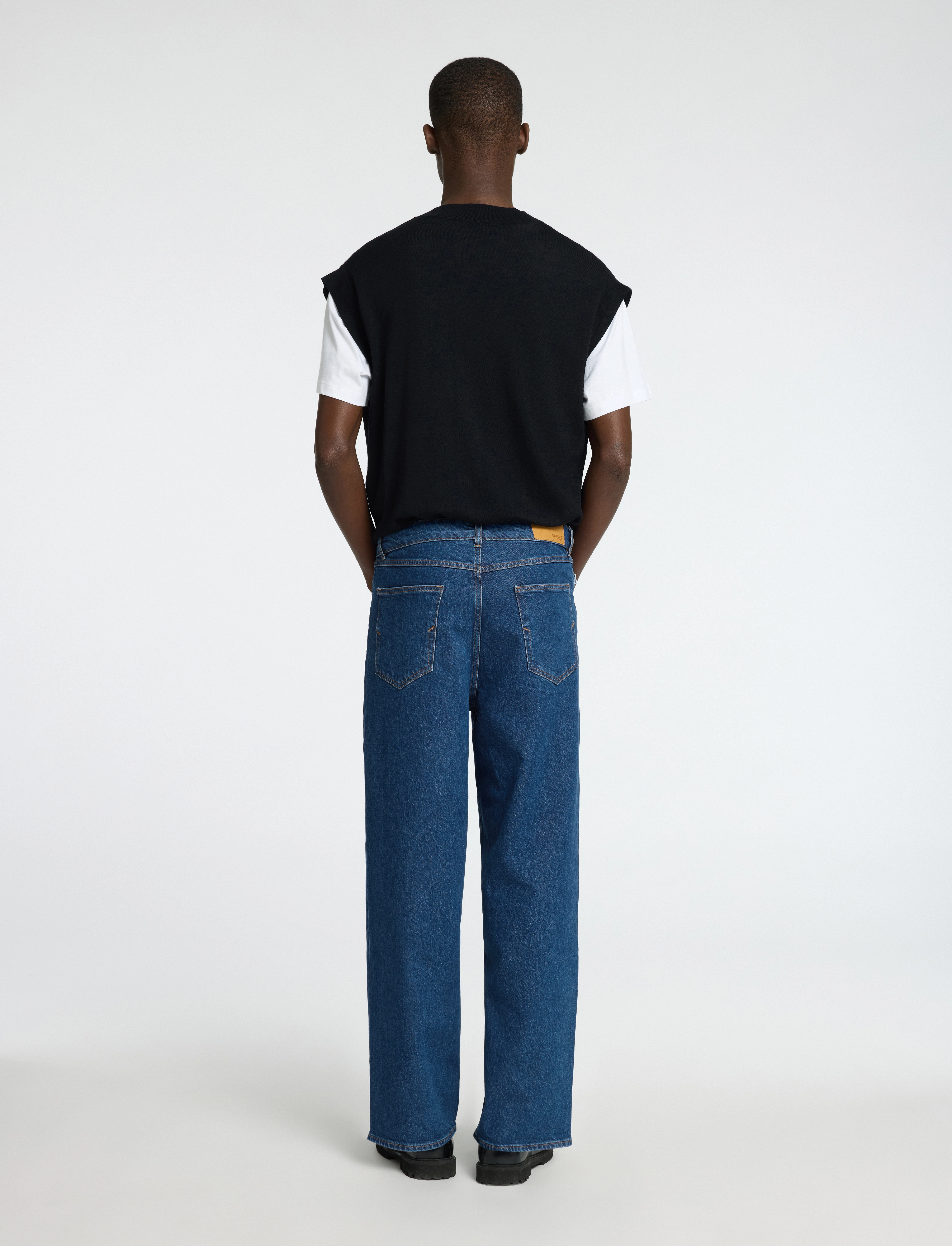 Selected - SLHWIDE 3075 DARK BLUE JEANS EXPRESS - medium blue denim - 2