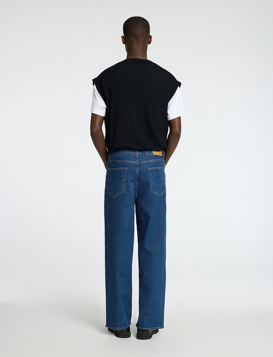 Selected - SLHWIDE 3075 DARK BLUE JEANS EXPRESS - medium blue denim - 2