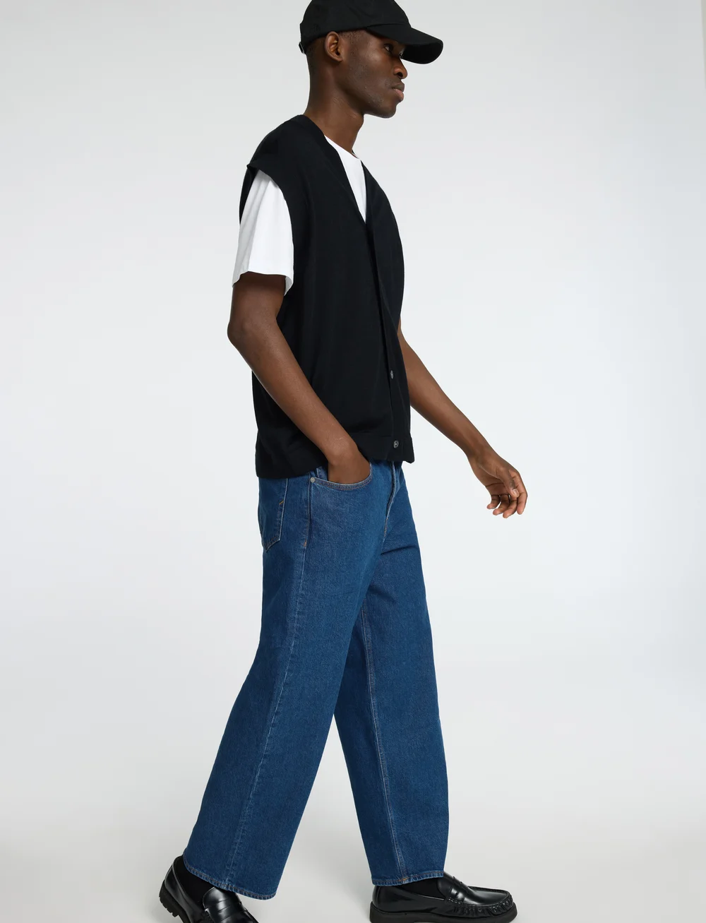 Selected - SLHWIDE 3075 DARK BLUE JEANS EXPRESS - tavalised teksad - medium blue denim - 3