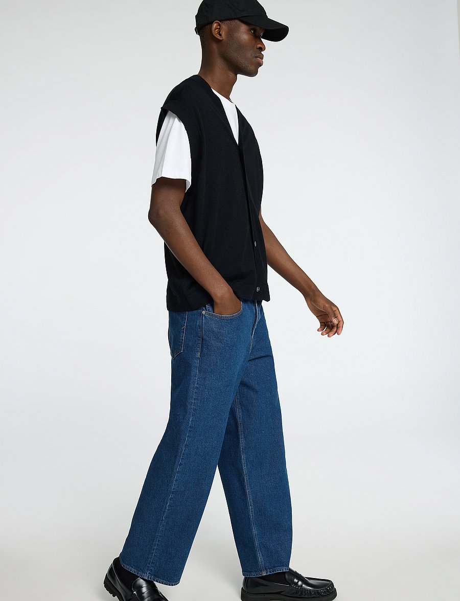 Selected - SLHWIDE 3075 DARK BLUE JEANS EXPRESS - medium blue denim - 3