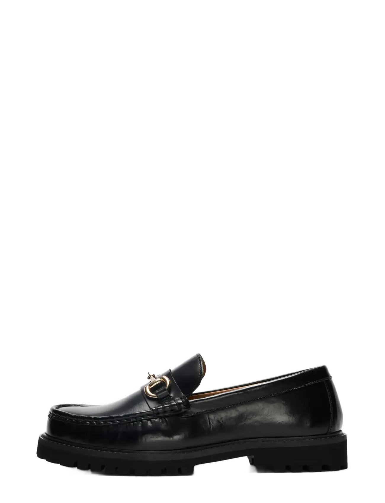Selected Slmhugo Leather Horsebit Loafer, 40, Schuhe, Schwarz - Loafers, Männerswear