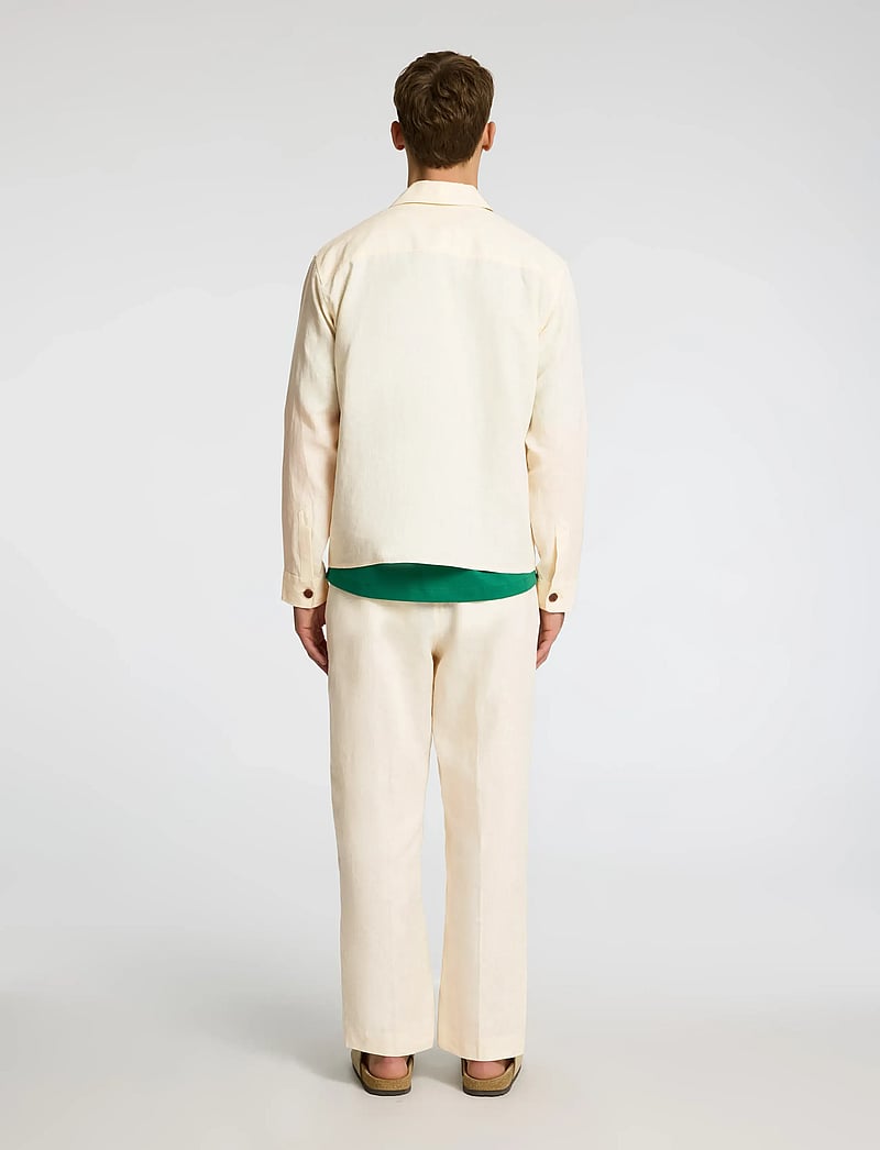 Selected - SLHRELAXED-WYATT LINEN OVERSHIRT - nach anlass kaufen - egret - 2