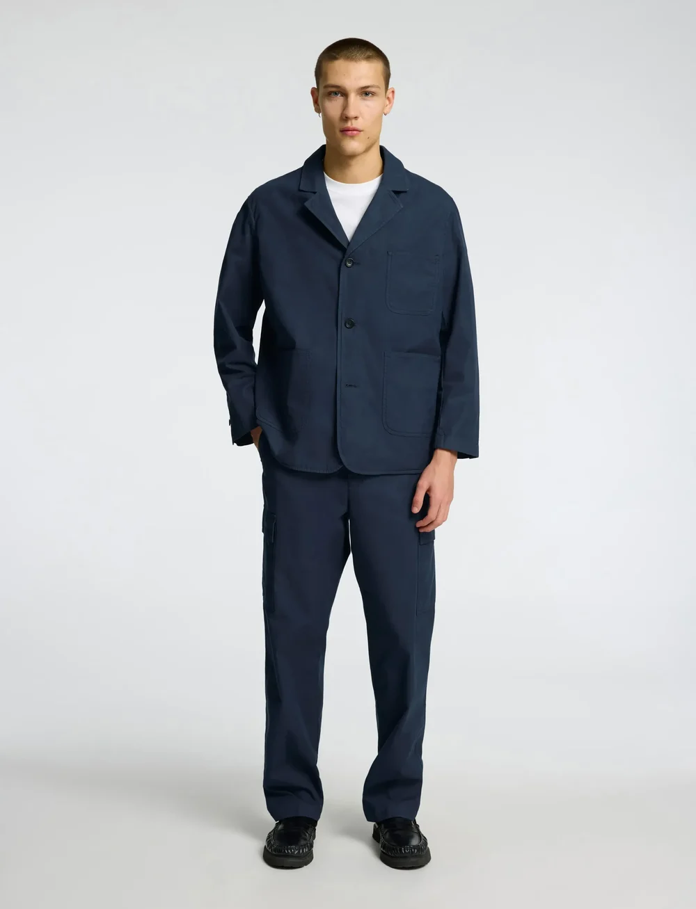 Selected - SLHREGULAR-DECLAN BLAZER EX - blazers à boutonnage simple - outer space - 4